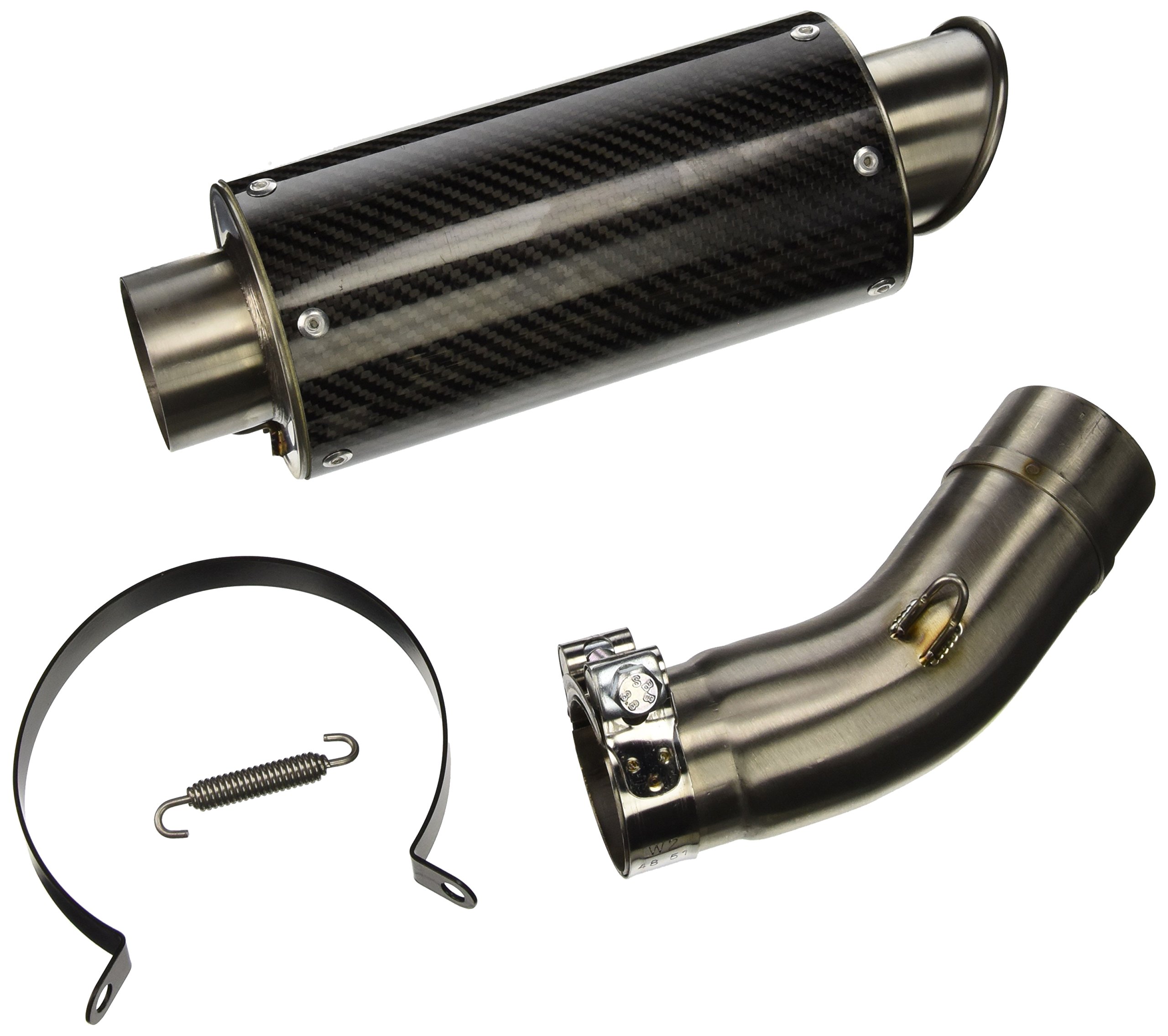 50801-2400 Carbon Fiber Slip-On MGP Exhaust Canister - High Performance Motorcycle Exhaust System for Harley, Honda & Yamaha - Perfect for Street Racing & Custom Bike Builds