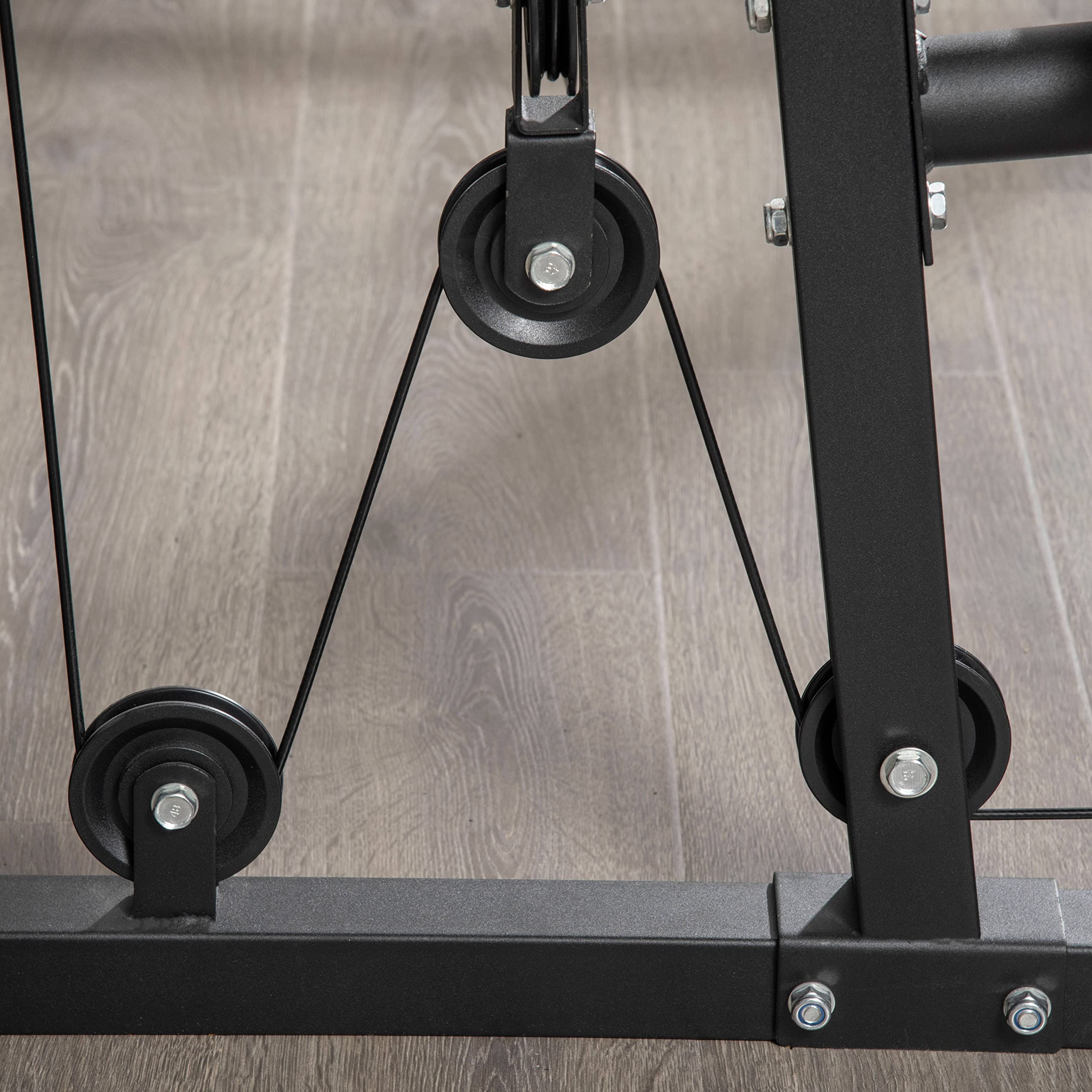 Soozier Home Gym with 100Lbs Weight Stack - Full Body Workout for Home Fitness