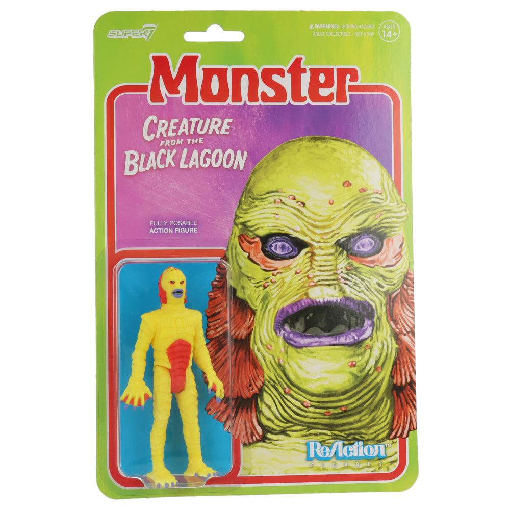 Universal Monsters Creature from the Black Lagoon ReAction Figure - Vintage Horror Collectible for Halloween Decor & Movie Memorabilia Display