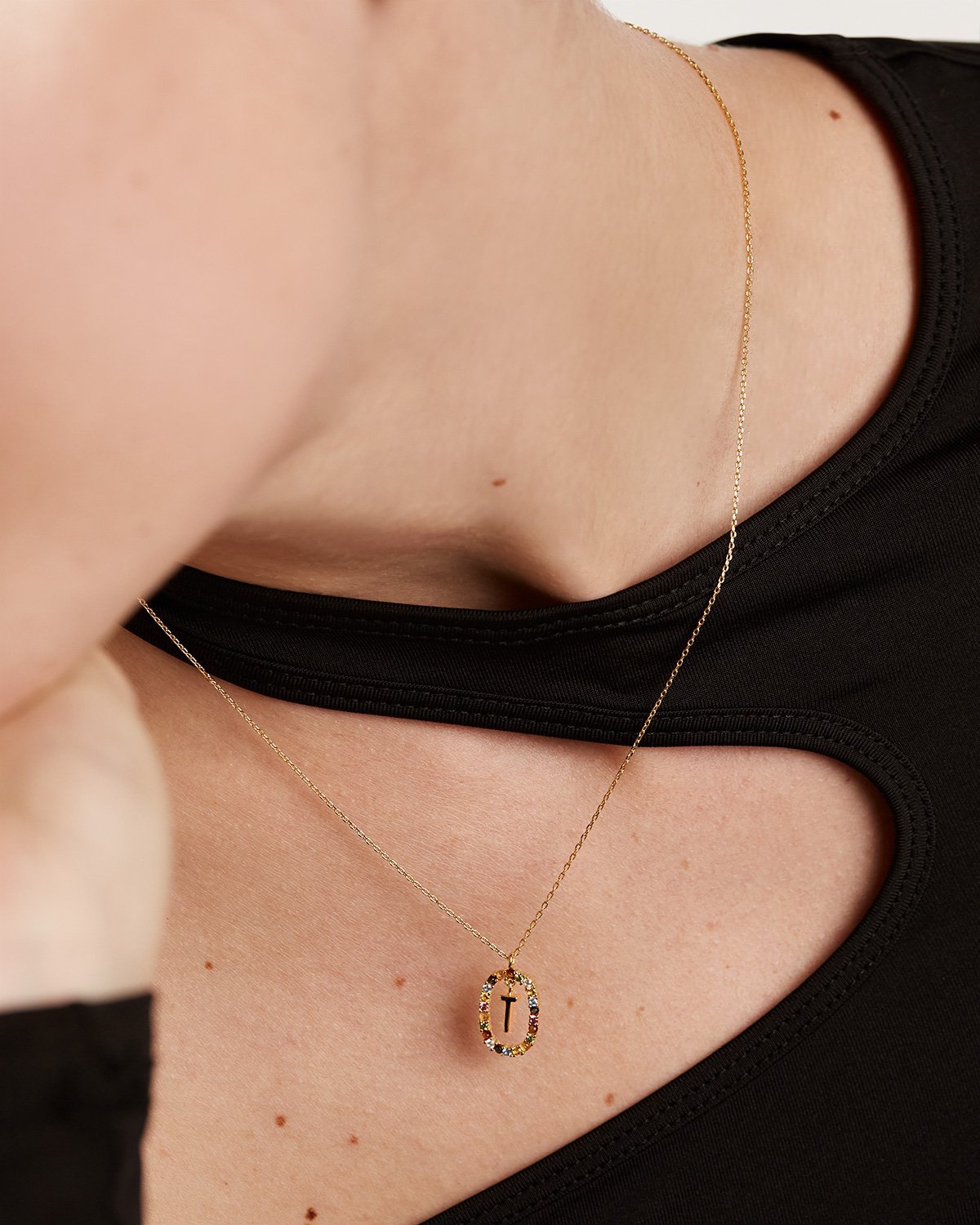 Letter T Necklace - Personalized Initial Necklace for Women, Sterling Silver or Gold Plated, Dainty Alphabet Pendant Jewelry - Perfect Gift for Birthday, Anniversary & Everyday Wear
