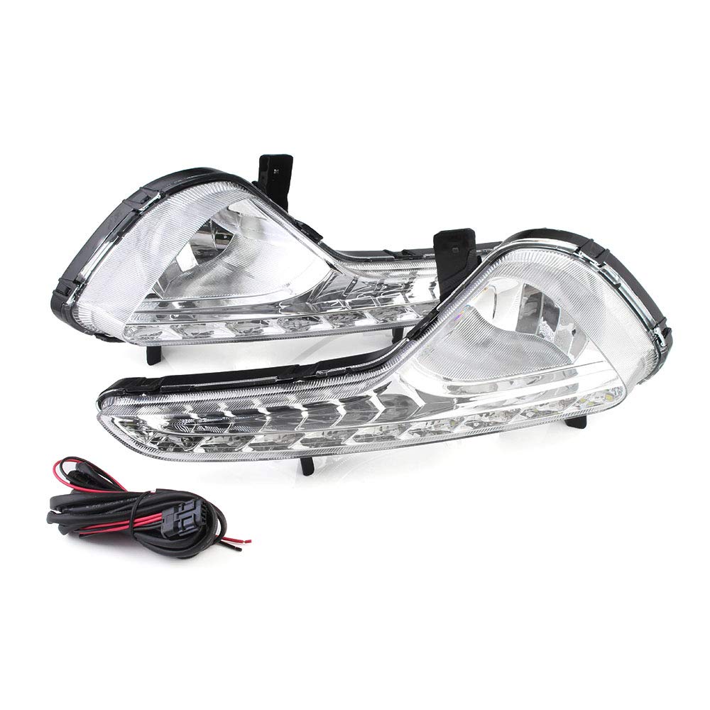 2010-2016 KIA Sportage SL LED Daytime Running Lights (DRL) & Fog Lamps - High Visibility for Safe Day & Night Driving