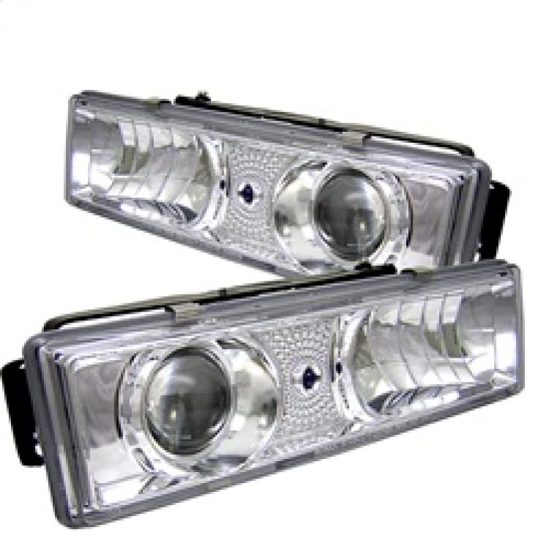Spyder Auto 5009296 Projector Style Headlights - Chrome/Clear Finish for Enhanced Night Visibility | Perfect for Jeep Wrangler & Off-Road Adventures