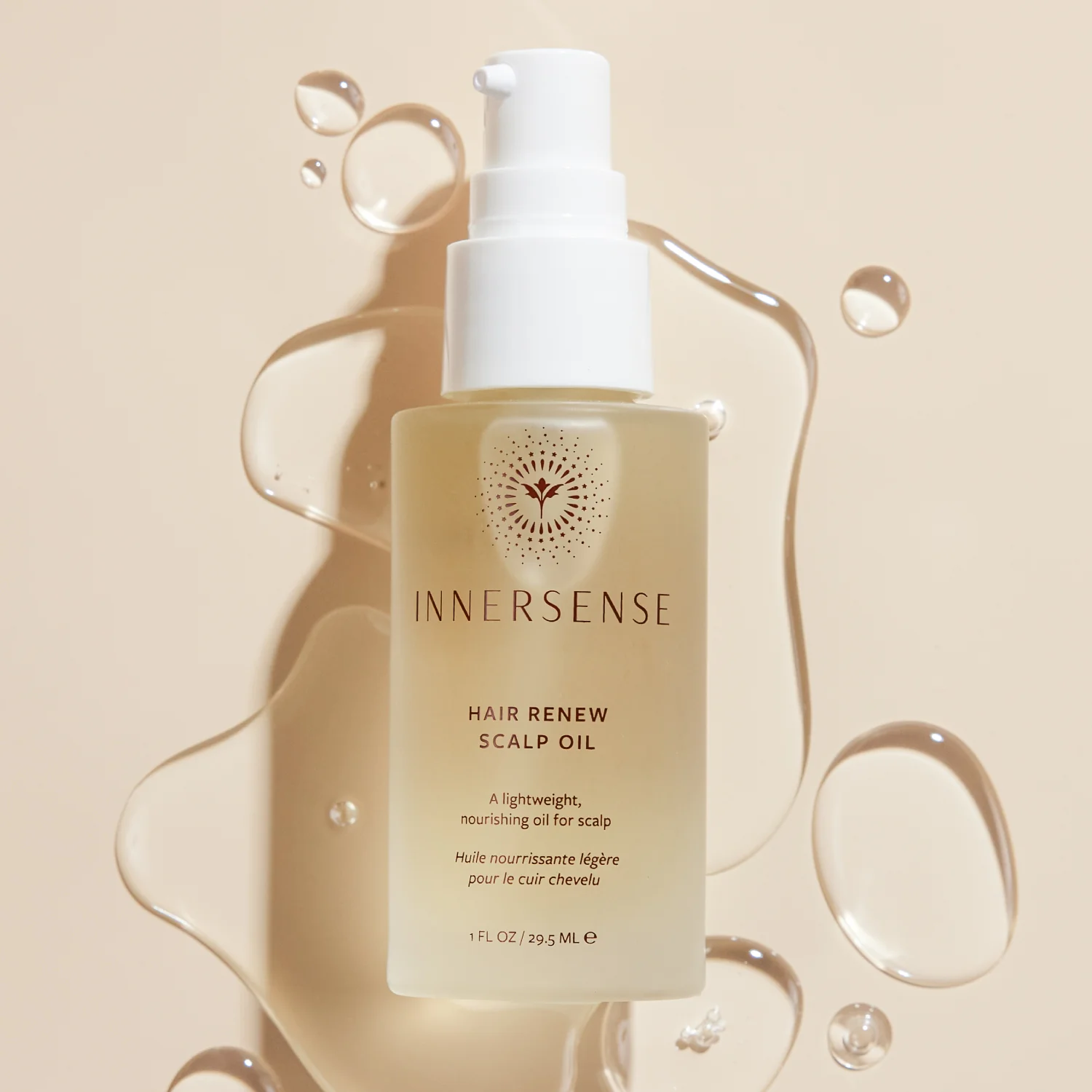 INNERSENSE Organic Beauty Hair Renew Scalp Oil - Natural Hair Growth Treatment for Dry Scalp & Damaged Hair - Vegan & Cruelty-Free - Perfect for Daily Scalp Massage & Hair Care Routine