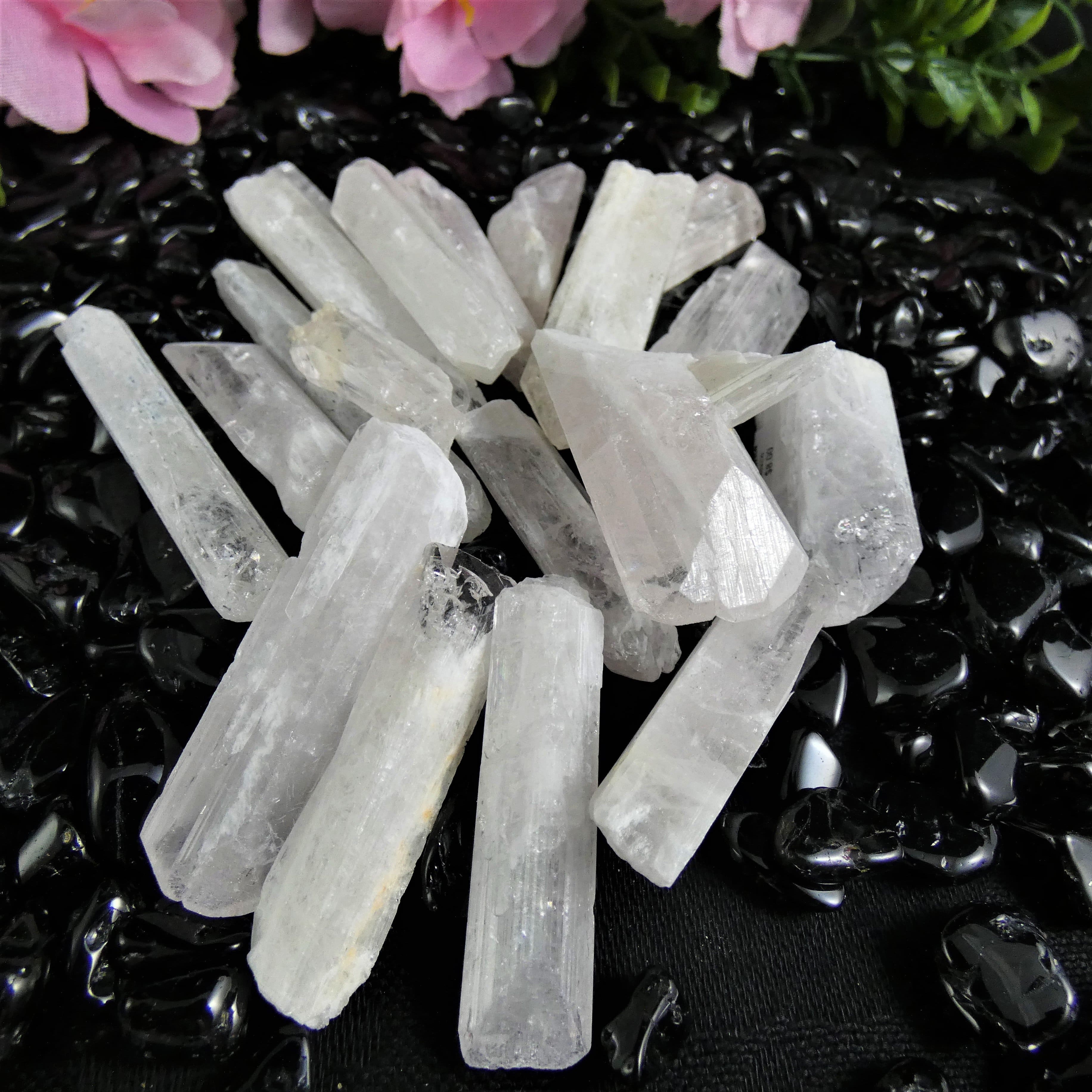 Natural Danburite Crystal Pieces - Raw Healing Stones for Meditation, Reiki & Energy Work - Bulk Rough Danburite for Jewelry Making, Crystal Grids & Spiritual Decor