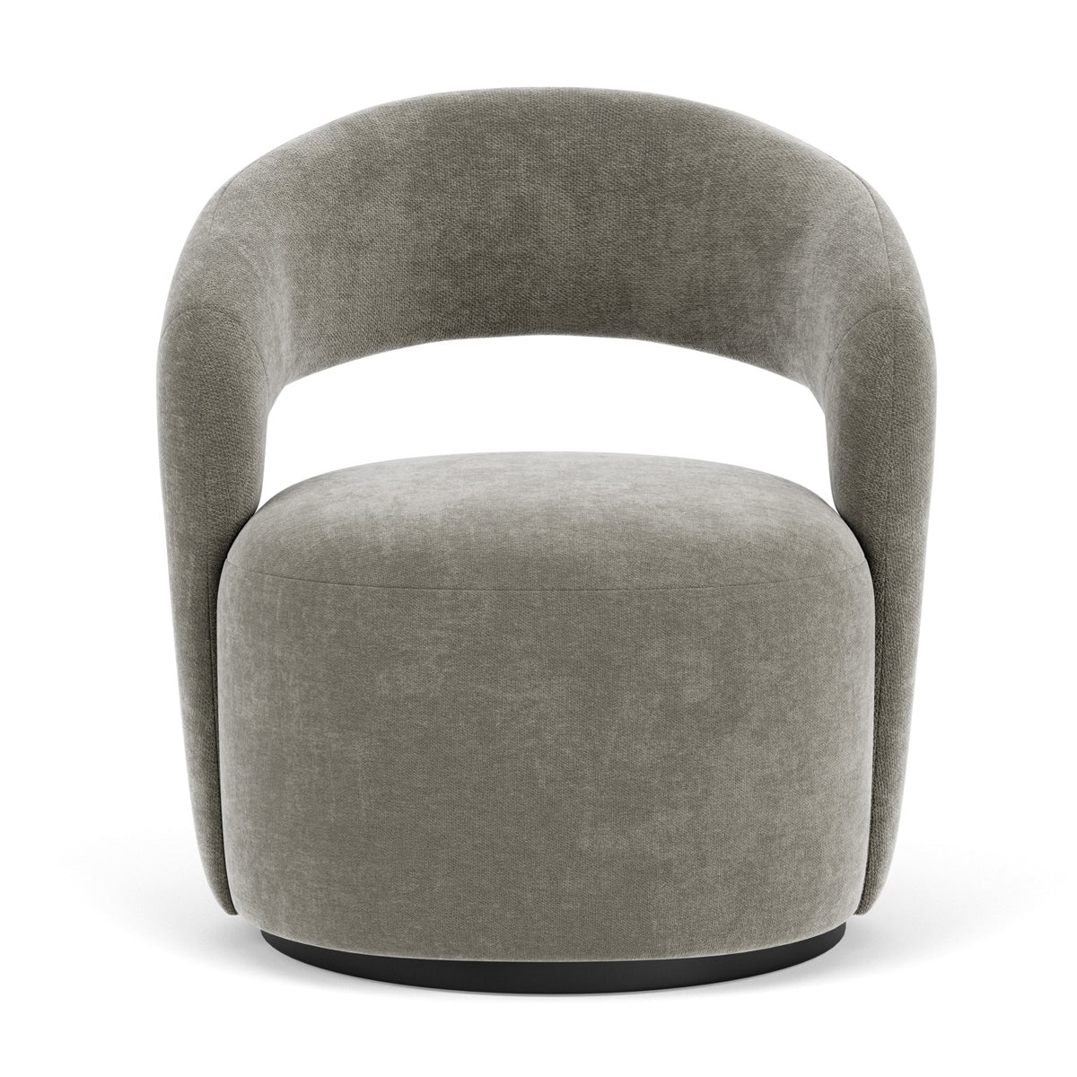 Stylish Judi Fabric Swivel Armchair - Modern Upholstered Accent Chair with 360° Rotation for Living Room, Bedroom or Office - Comfortable Lounge Seating for Home Decor