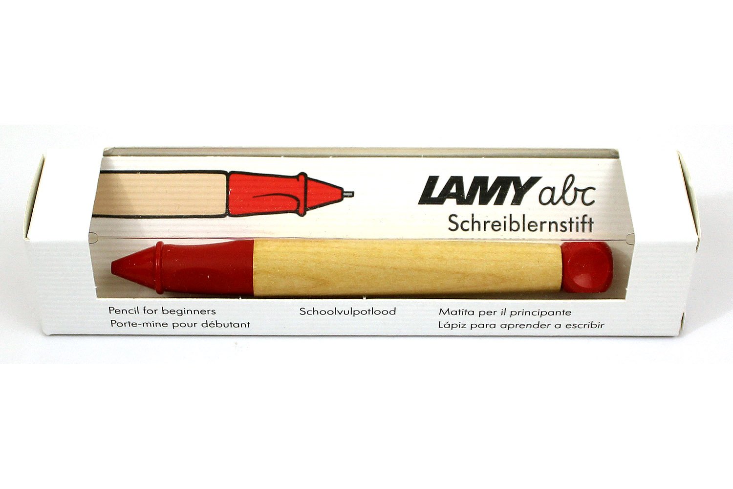 Lamy ABC Mechanical Pencil - Red | Premium Writing Tool for Students & Professionals | Perfect for School, Office & Sketching
