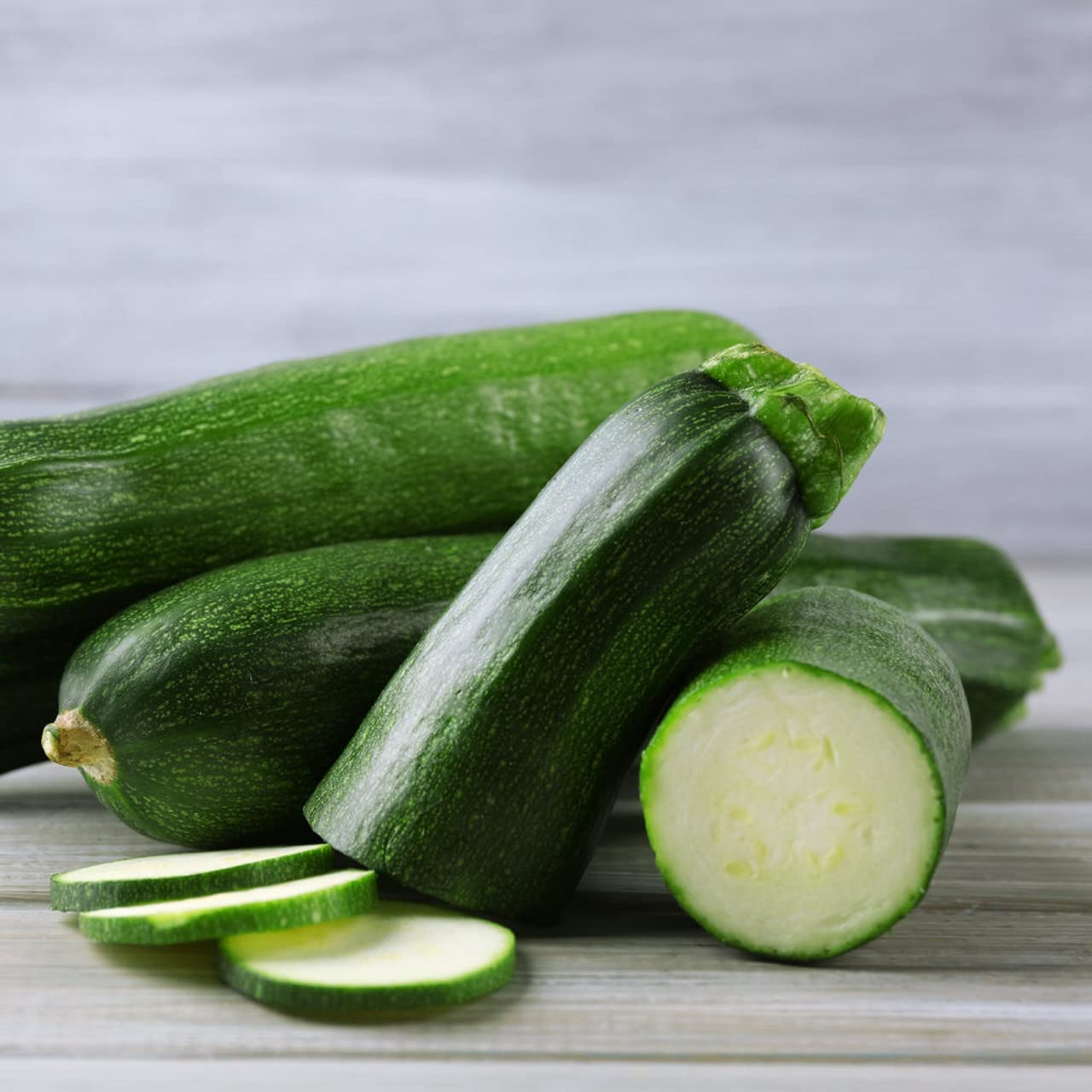 Organic Dark Green Zucchini Summer Squash Heirloom Seeds - Non-GMO, 7g Packet for Home Gardening, Fresh Salads & Healthy Cooking