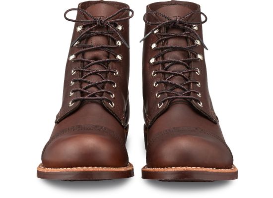 Red Wing Iron Ranger 8111 Men's Boots - Amber Harness Leather, Comfortable & Durable for Work, Hiking & Outdoor Adventures