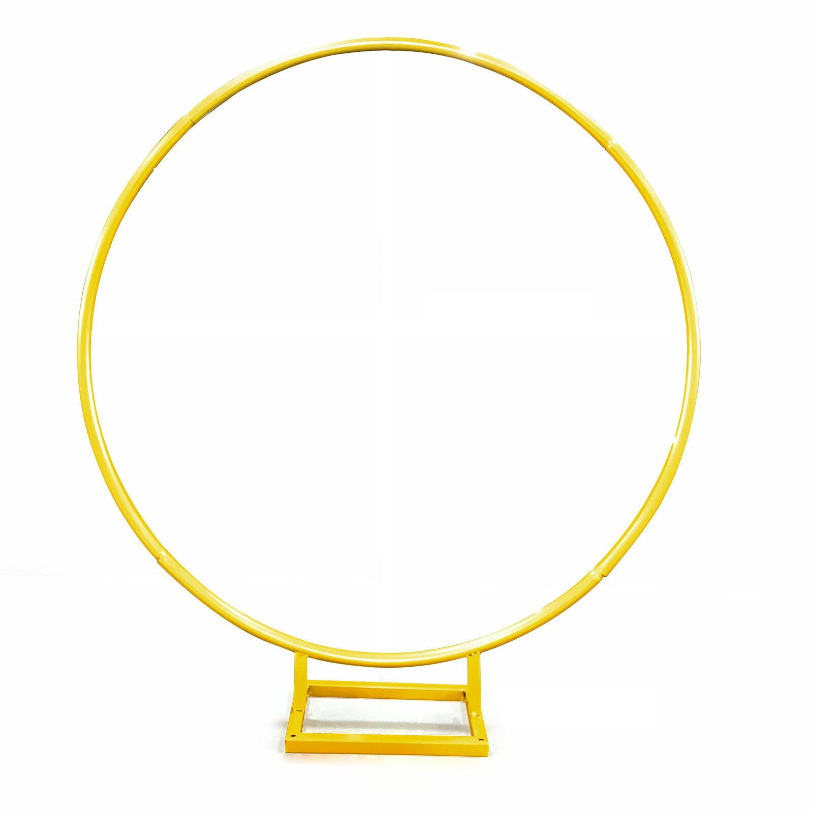 Elegant 2M Gold Round Wedding Arch Balloon Arch - Iron Decorative Frame for Wedding Ceremony, Garden, Outdoor & Party Decorations - Perfect for Backdrop, Photo Booth & Event Decor (Type A)