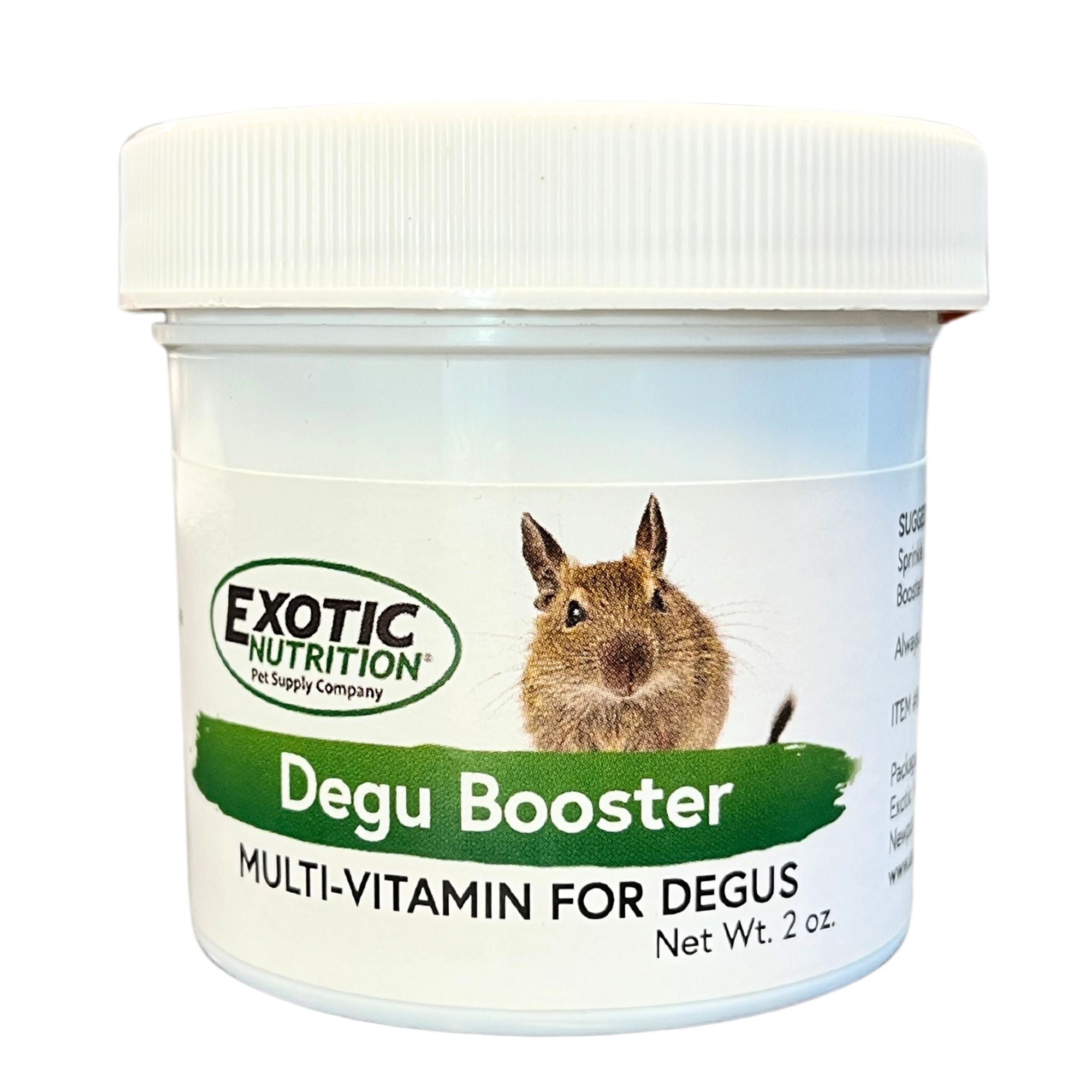 Degu Booster Multivitamin Supplement for Small Pets - Supports Immune System & Overall Health - Ideal for Degu, Chinchilla & Small Rodent Care