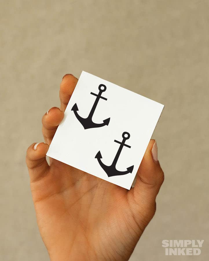 Mini Anchor Temporary Tattoo - Waterproof Sticker for Men & Women | Beach Party