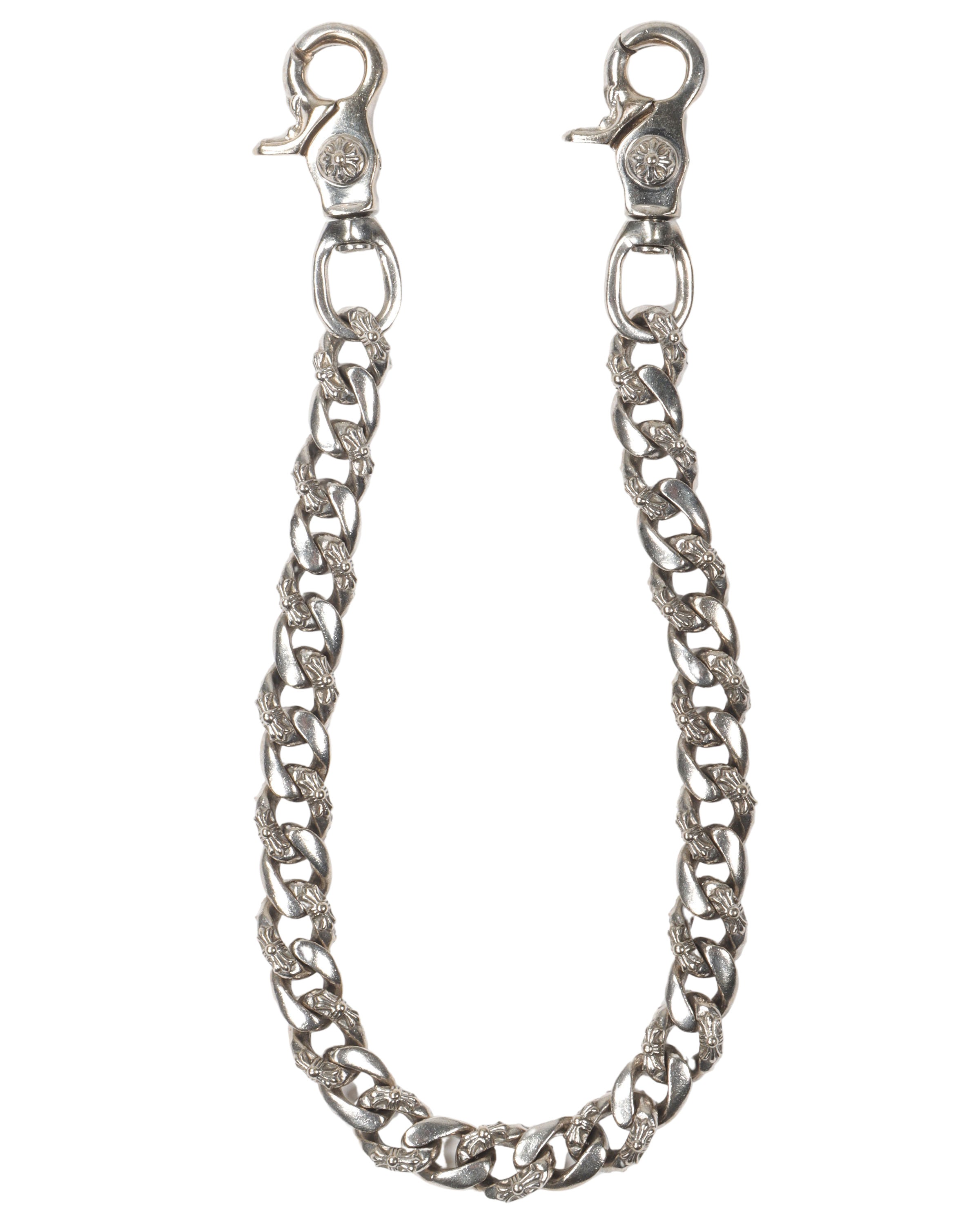 18K White Gold Fancy Wallet Chain for Men & Women - Stylish Luxury Money Clip Chain for Jeans, Bags & Accessories - Perfect for Parties, Gifts & Everyday Use
