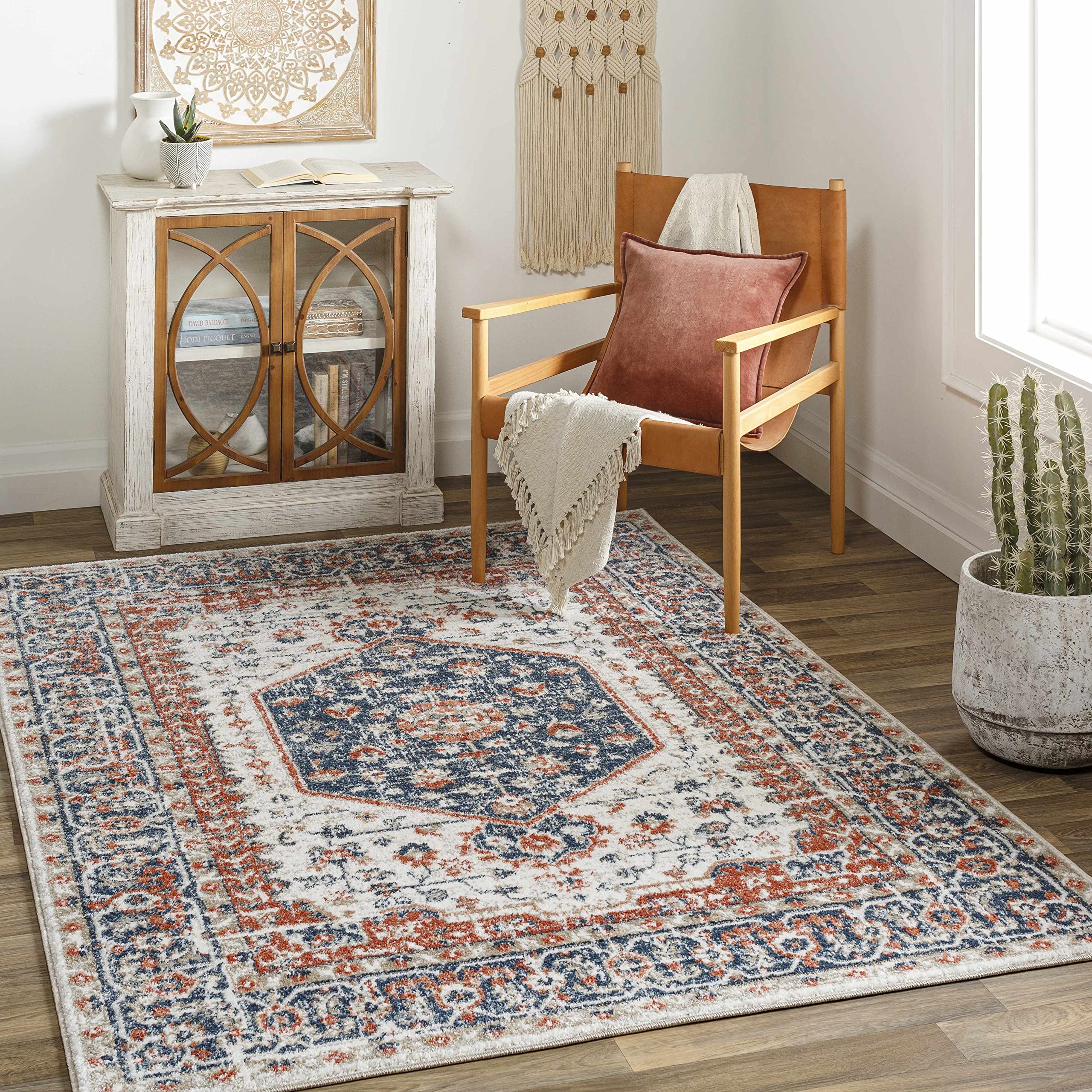 Traditional Hauteloom Overlea Area Rug - Gray, Multi, Brown - 5'3