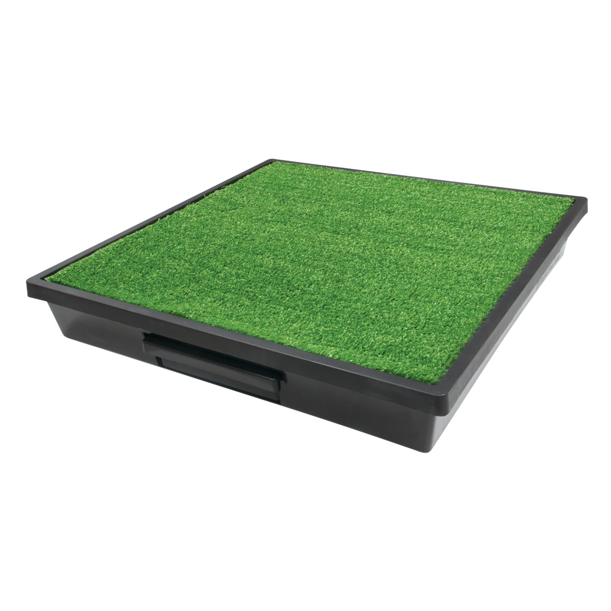 PetSafe Indoor Dog Potty Station - Portable Synthetic Grass Mat Toilet for Dogs - Easy to Clean Large Size - Perfect for Apartments, Travel & Puppy Training