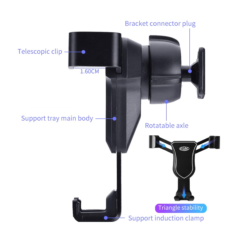 Universal Car Phone Holder Mount for Subaru Forester 2019-2024 | Hands-Free Adjustable Dashboard & Air Vent Phone Cradle | Fits 4.7-7 Inch Smartphones (iPhone, Android) | Perfect for GPS Navigation & Safe Driving