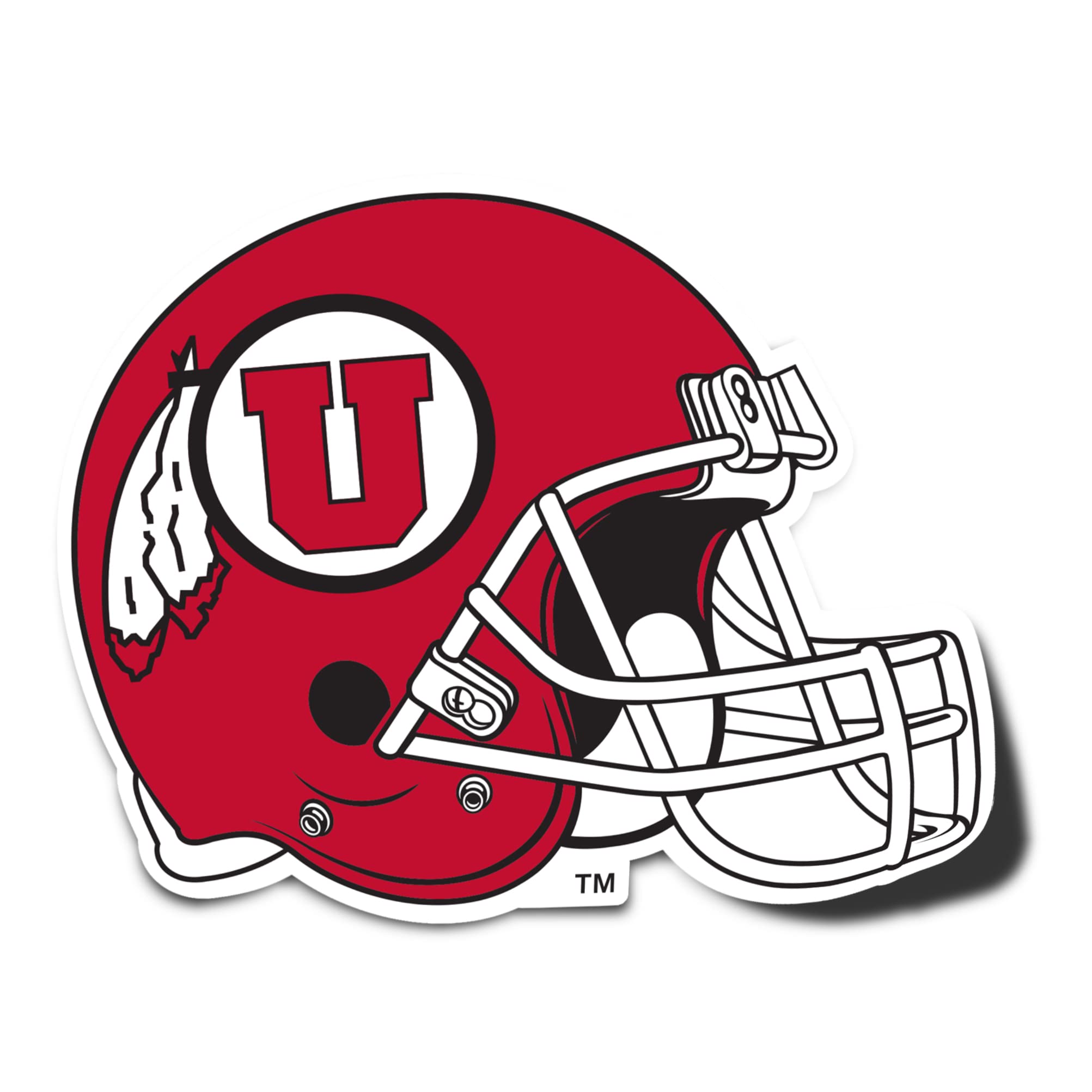 University of Utah Utes Desert Cactus Vinyl Decal Sticker - Waterproof for Laptop, Water Bottle, Car & Scrapbook - Perfect for College Fans, Dorm Decor & School Spirit Accessories