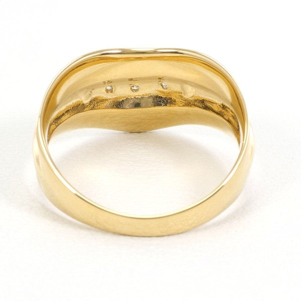 18K Yellow Gold Diamond Ring for Women - Elegant Solitaire Engagement & Wedding Band - Perfect for Proposals, Anniversaries & Special Occasions