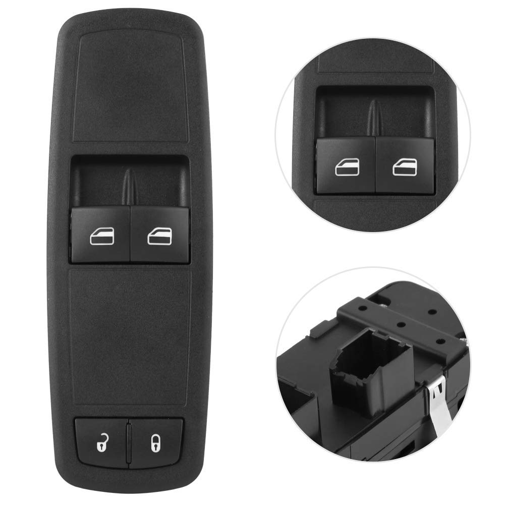 Electric Window Switch - Driver Side Front Left Power Master Window Switch Compatible with Chrysler Town & Country & Dodge Grand Caravan (2008-2016) - OEM 04602537AE Replacement - Perfect for Smooth Window Operation & Vehicle Maintenance