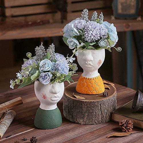 Cute Silicone Flower Pot Mold for Succulents & Cacti - DIY Planter with Drain Hole - Perfect for Home, Office Decor & Gardening Gifts