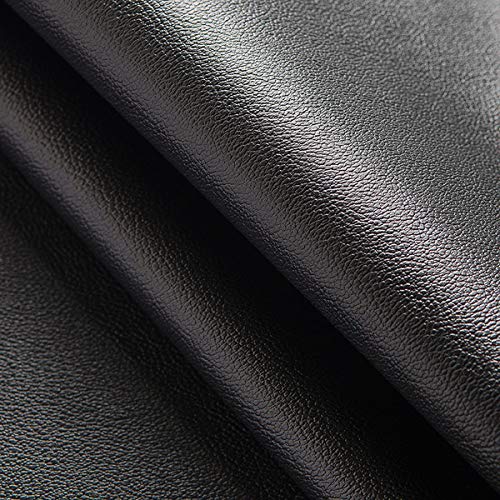 Premium Marine Vinyl Fabric for Outdoor Upholstery - Waterproof & UV Resistant - Black MA01 (10 Yard Roll) - Perfect for Boat Seats, Patio Furniture & RV Cushions