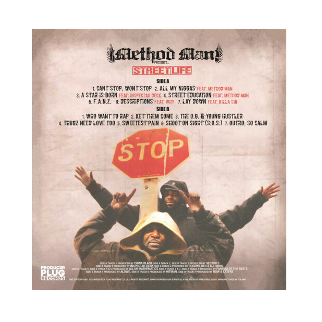 Method Man Presents: Street Education 20th Anniversary Vinyl LP - Limited Edition Hip Hop Album for Collectors & Music Lovers - Perfect for Home Listening, DJ Sets & Hip Hop Enthusiasts
