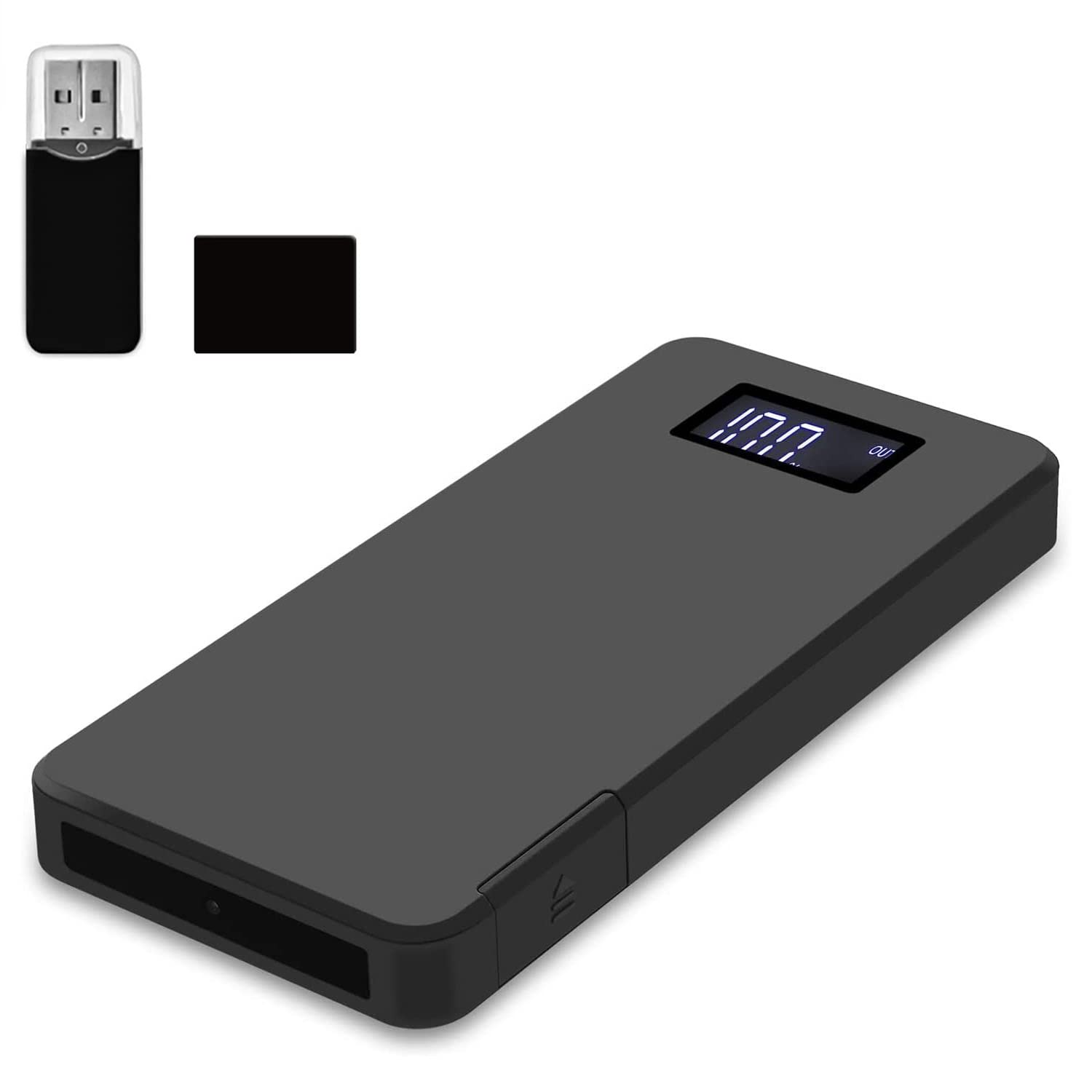 Spy Camera 64GB 10000mAh - HD 1080P Hidden Camera with Motion Detection, Night Vision & Gravity Sensor - Portable Covert Security Cam for Home, Office & Nanny Monitoring - No App Needed