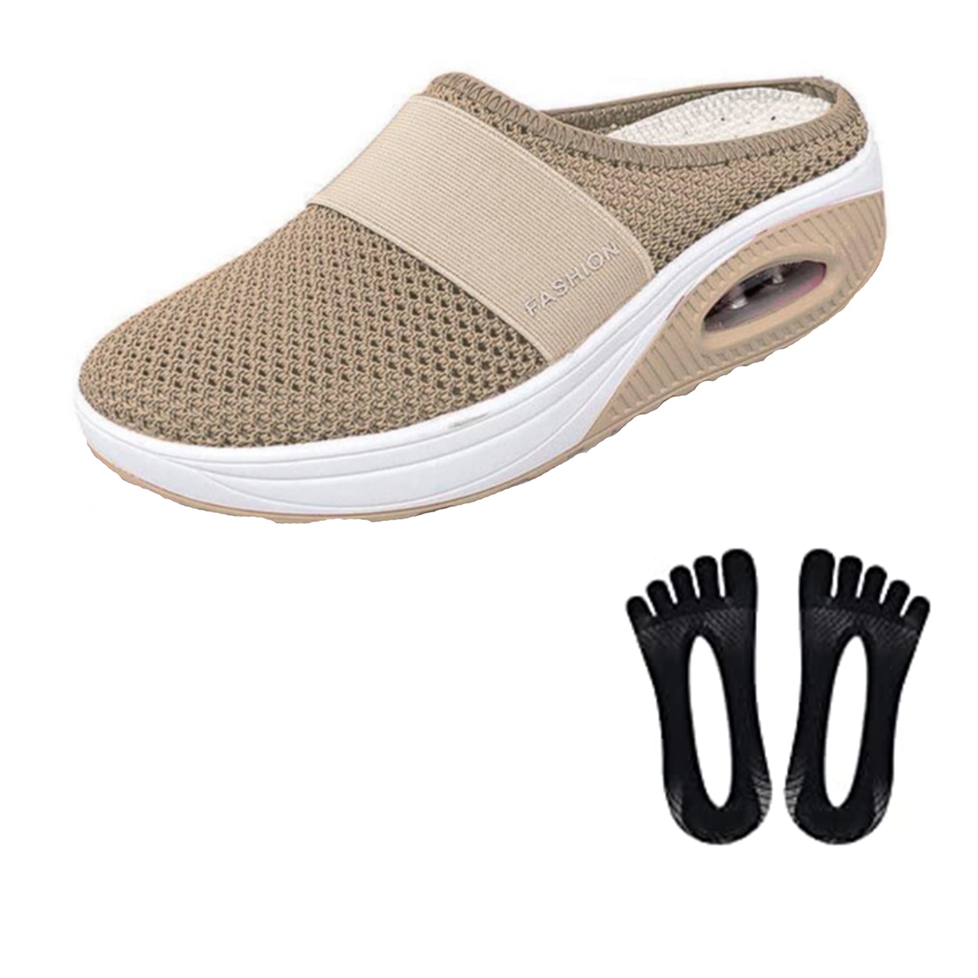 2022 Air Cushion Slip-On Walking Shoes - Orthopedic Diabetic Comfort Sneakers with Shock Absorption for Men & Women | Perfect for Walking, Running, and Daily Wear