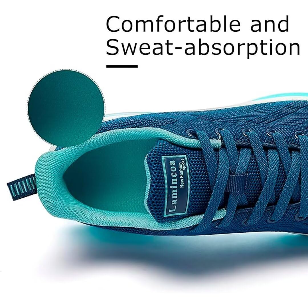 Women's Lightweight Air Cushion Running Shoes - Breathable Gym Sneakers for Walking, Workout & Tennis | Perfect for Jogging, Training & Casual Wear