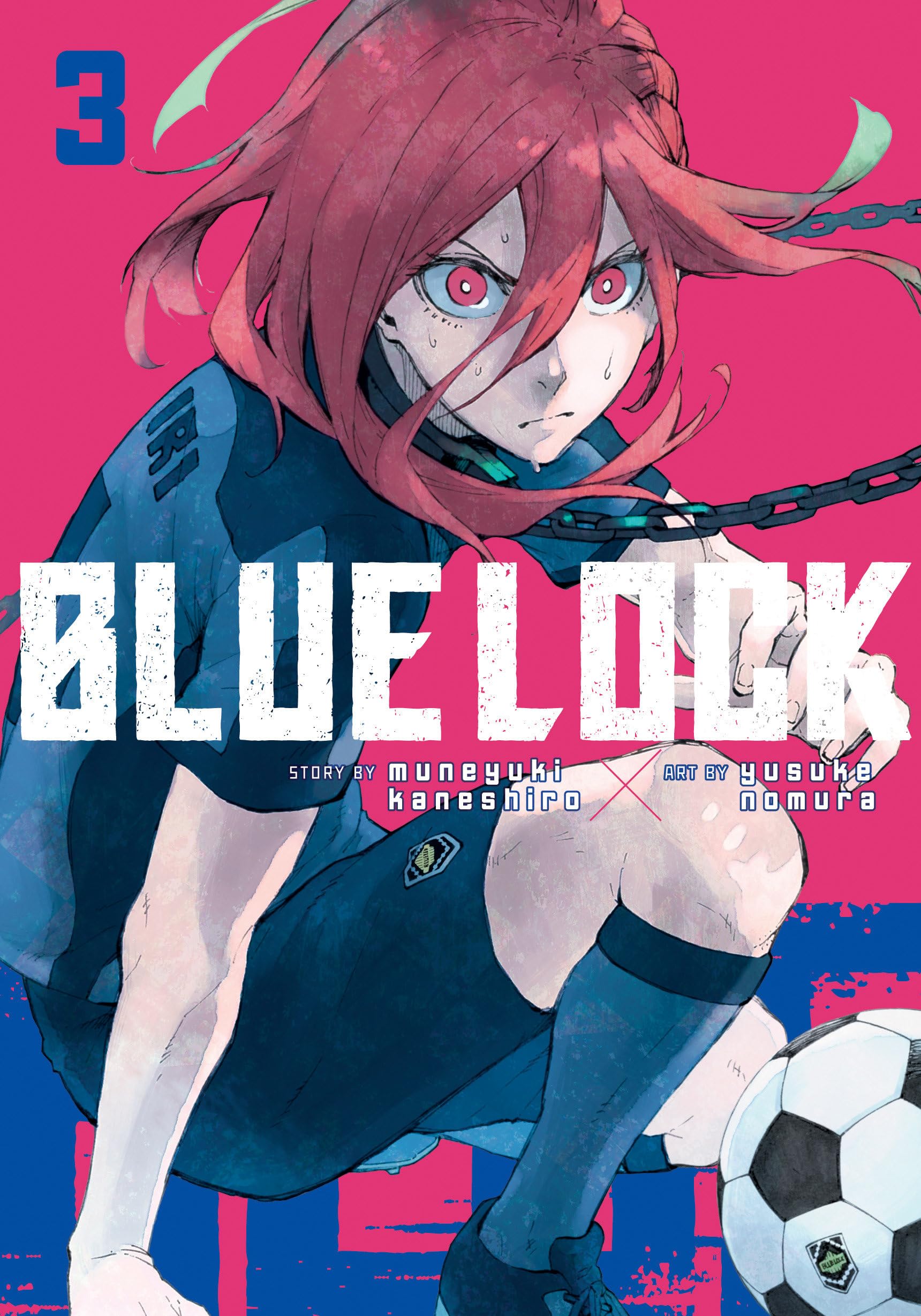 Blue Lock Vol. 3 Manga - Japanese Soccer Action Comic Book | Perfect for Anime Fans & Sports Manga Collectors | Great Gift for Teen Readers & Manga Enthusiasts