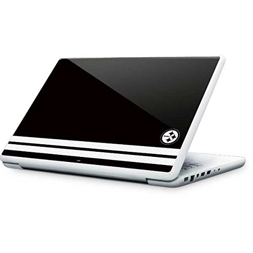 Officially Licensed NFL Pittsburgh Steelers Shutout Design Laptop Skin Decal for MacBook 13-inch | Durable Vinyl Sticker for School, Office & Gaming Setup