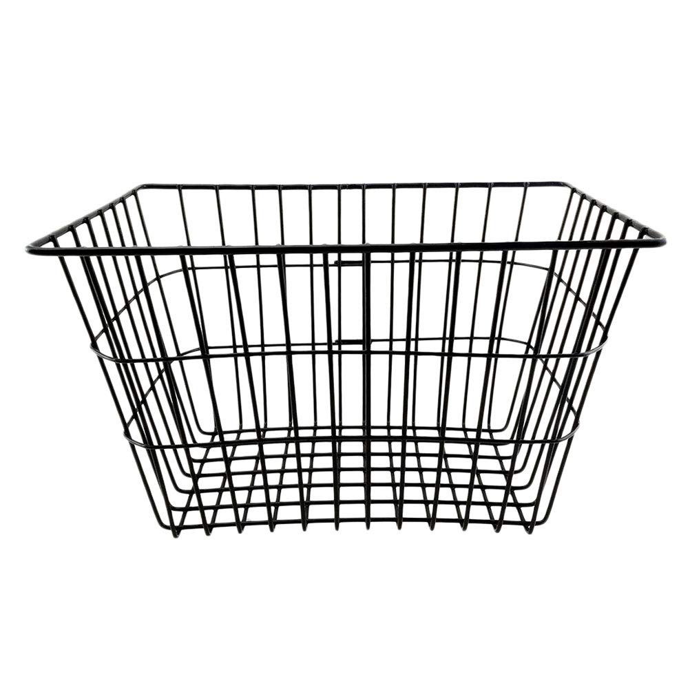 **Abaodam Front Bicycle Basket - Black Handlebar Hanging Storage Basket for Bikes | Perfect for Commuting, Grocery Shopping & Outdoor Adventures**