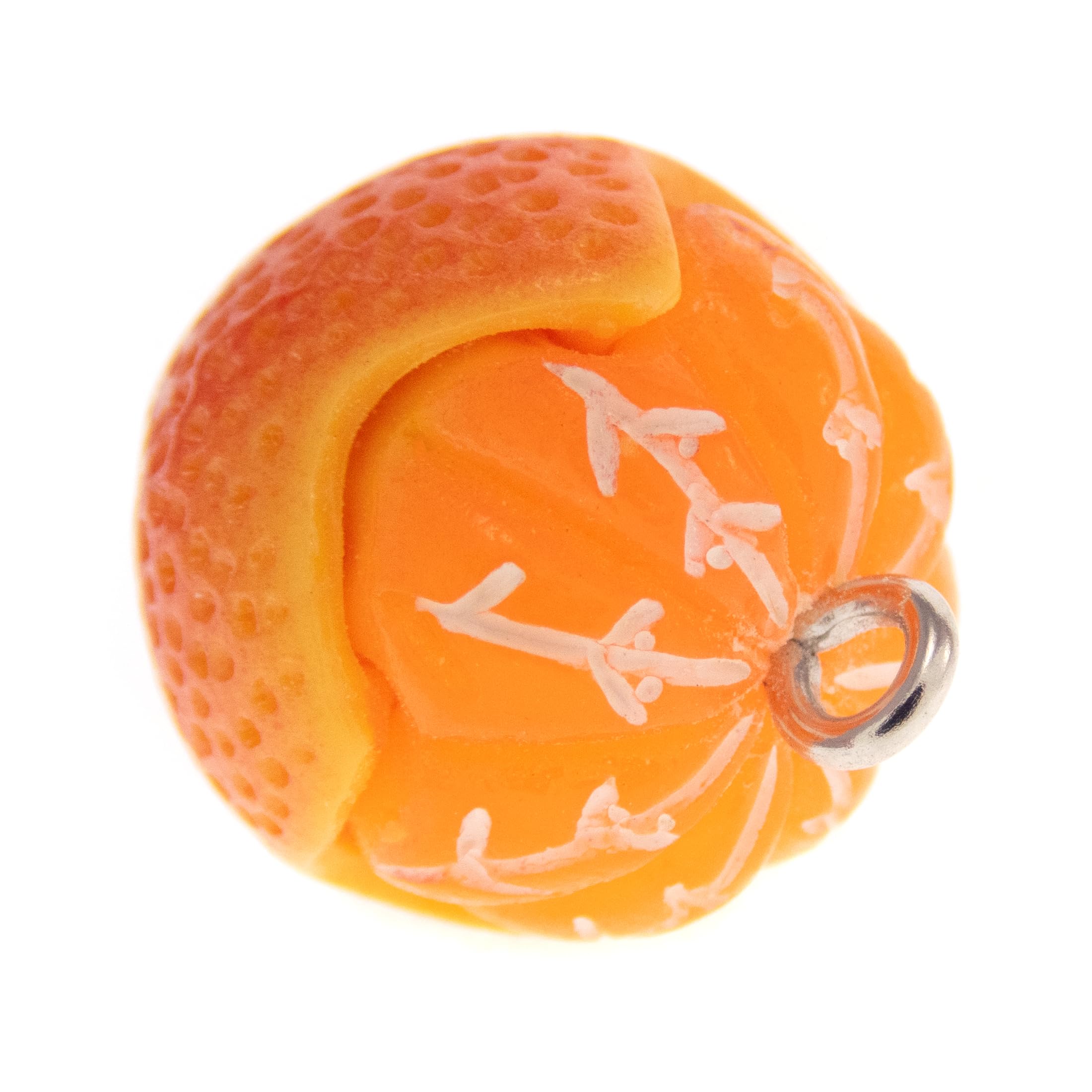 Orange Fruit Necklace - Vegan Citrus Jewelry with Pendant Charm | Unique Funny Gift for Women | Perfect for Vegan Lovers, Birthday Gifts & Quirky Fashion Accessories