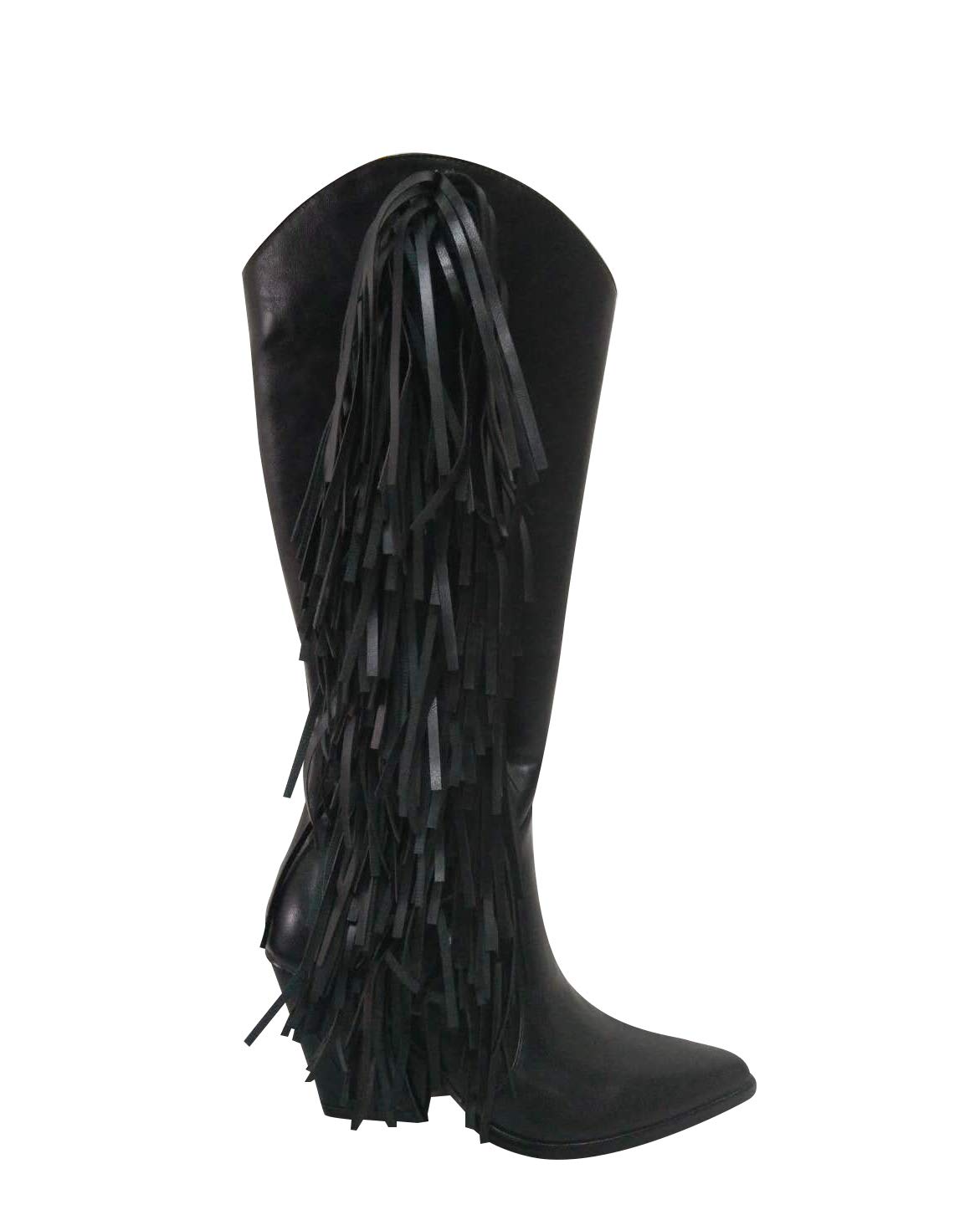 Cape Robbin Women's Cowtown Cowboy Mid Calf Western Boots - Chunky Block Heel Cowgirl Boots for Country Dancing, Rodeo & Casual Wear