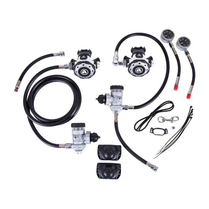 Apeks MTX-R Sidemount Diving Regulator Set - Imperial Version for Scuba Diving & Technical Sidemount Exploration