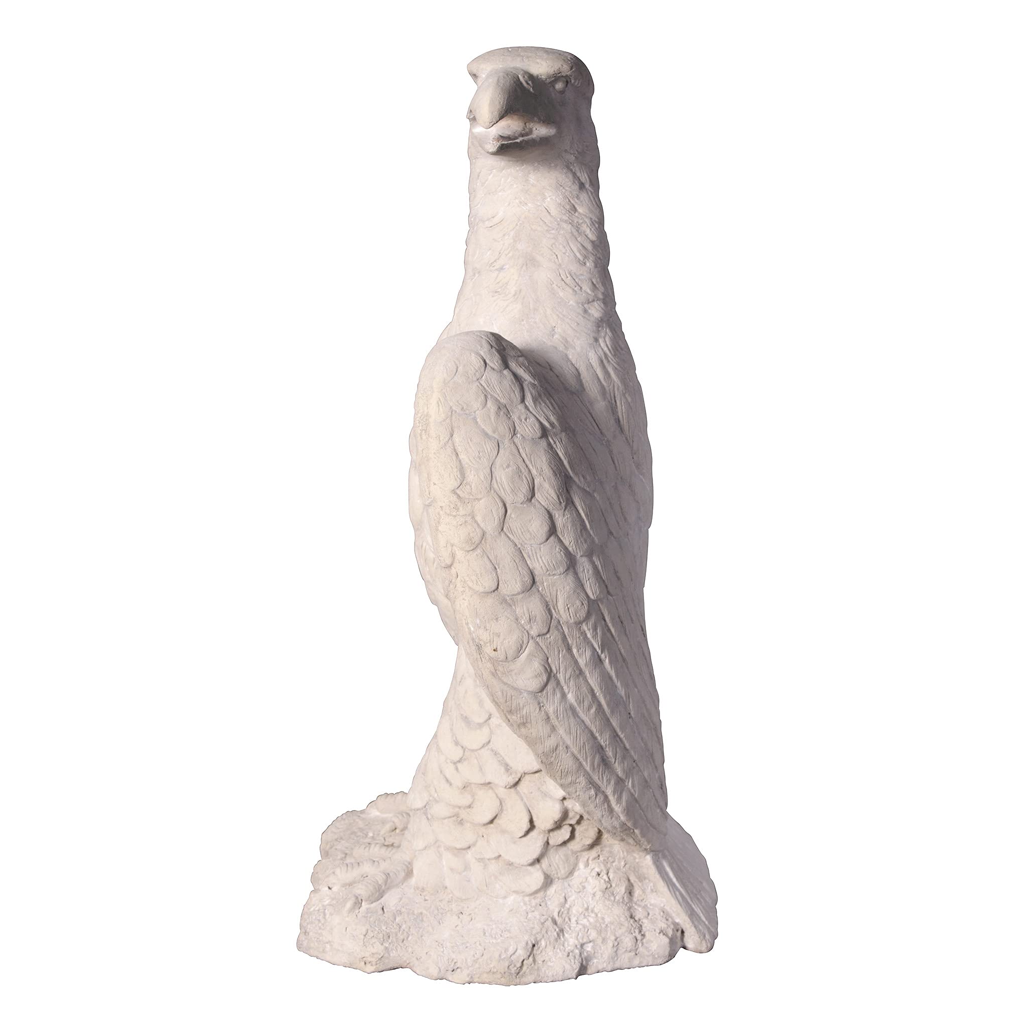 Design Toscano Large American Eagle Statue - Grand Scale Outdoor Garden Decor for Patio, Yard, and Home Decoration
