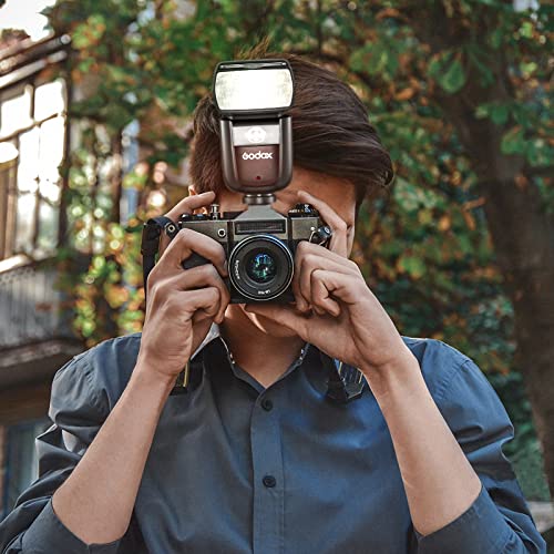 Godox V860III-C TTL 2.4G GN60 HSS Camera Flash with 10-Speed Adjustable Modeling Light & 2600mAh Lithium Battery for Canon DSLR - Perfect for Wedding, Portrait & Studio Photography