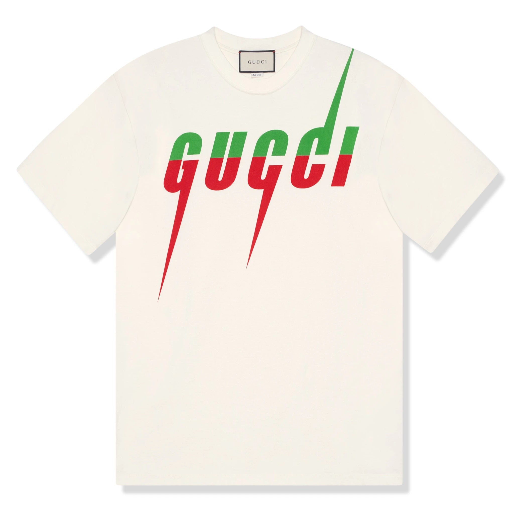 Gucci Blade Print White T-Shirt for Men - Stylish Casual Tee for Everyday Wear & Street Fashion