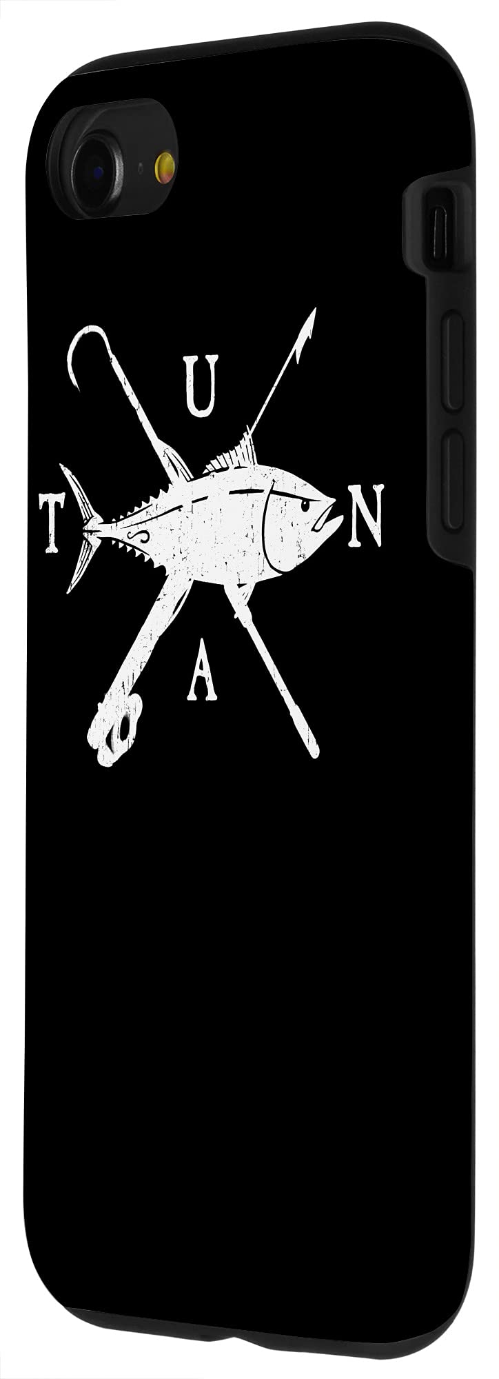 iPhone SE (2020) / 7 / 8 Tuna Fishing Logo Harpoon and Gaff Fishermen Case - Durable Protective Phone Cover for Anglers and Fishing Enthusiasts | Perfect for Deep Sea Fishing Trips and Outdoor Adventures