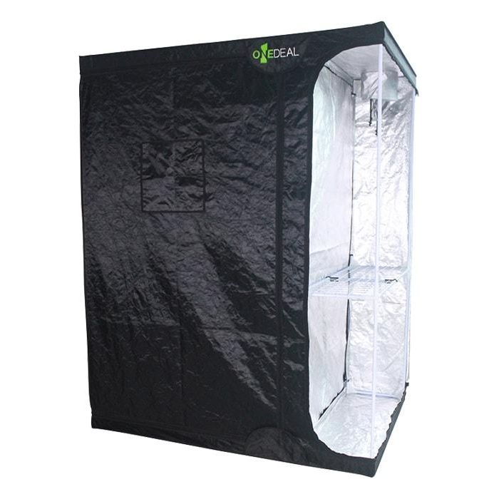 OneDeal VegFlower 5' x 4' x 6.67' Hydroponic Grow Tent Kit for Indoor Plants - Perfect for Hydroponics, Seed Starting, and Indoor Gardening