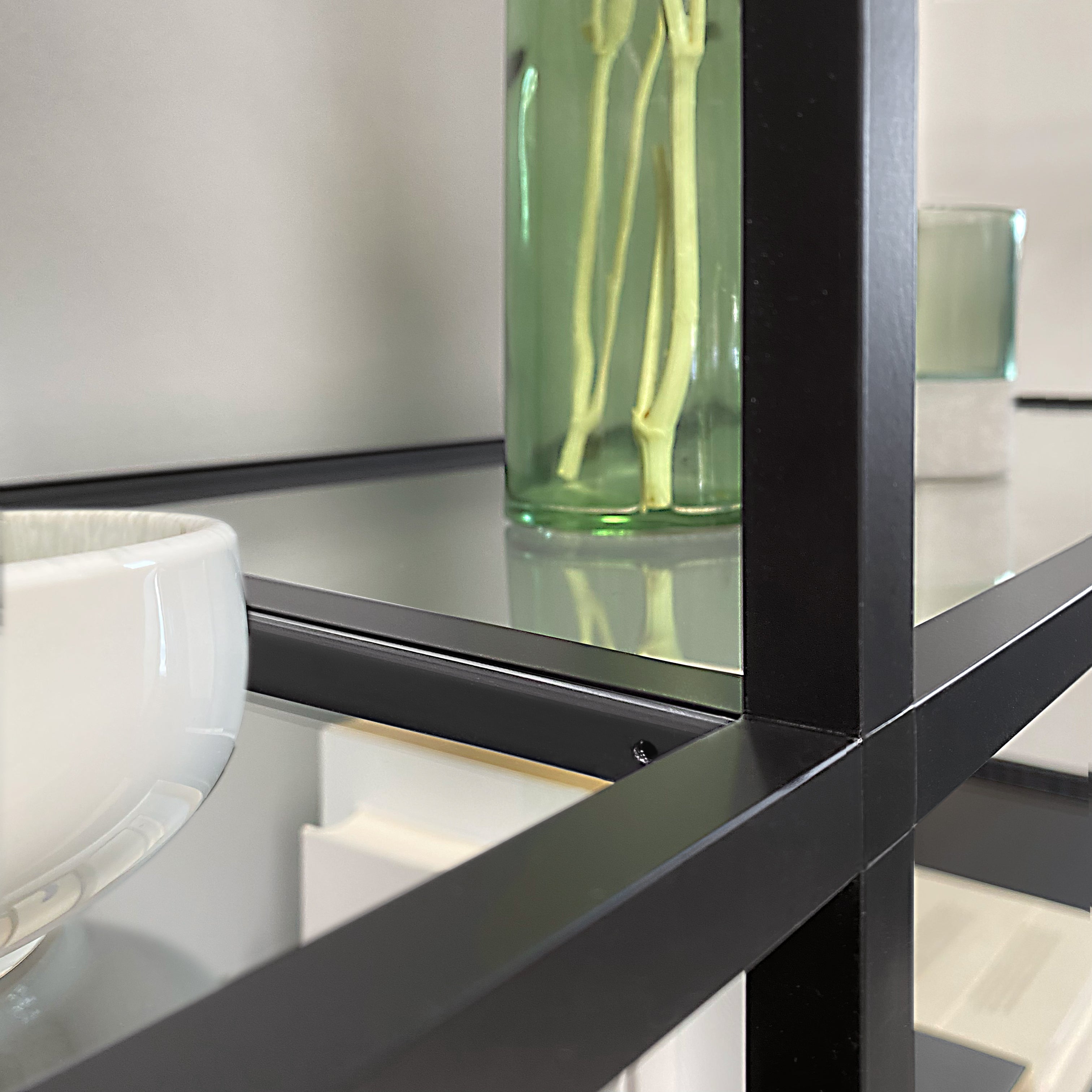 LIUM Decorative Shelving Unit XL 2x6 - Modern Wall Shelf for Living Room, Bedroom & Office Storage - Perfect for Displaying Books, Plants & Home Decor