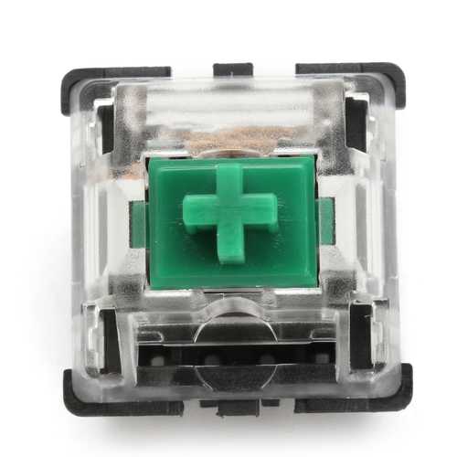 10PCS 3 Pin Green Switch for Mechanical Gaming Keyboard - Tactile Clicky Switches for PC Gaming, Typing & Office Work - Perfect for Custom Keyboard Builds & Switch Replacement