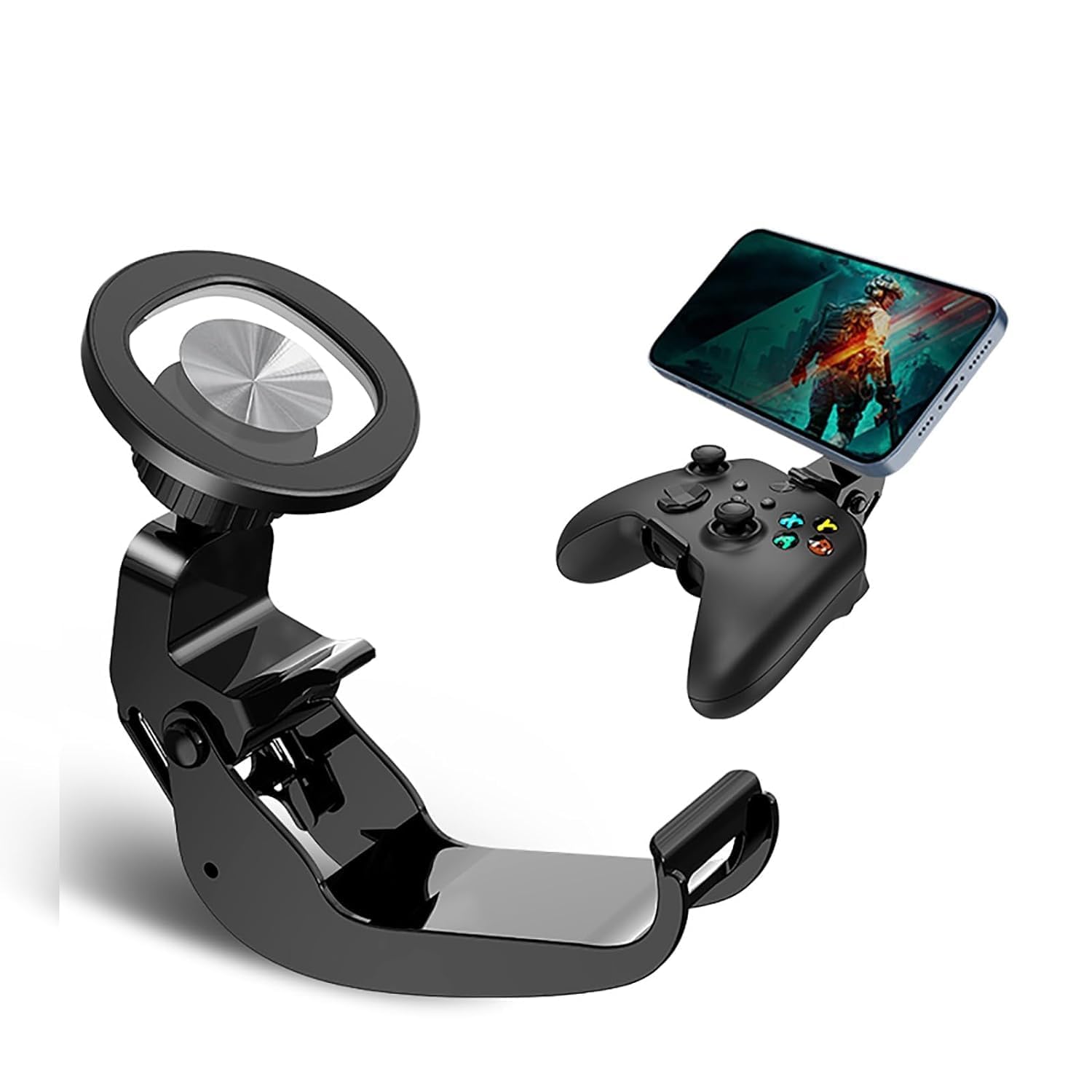 DOYO Magnetic Phone Holder for Xbox Controllers - Compatible with Xbox One & Series X/S, Android & iPhone - Perfect for Gaming, Streaming & Hands-Free Use