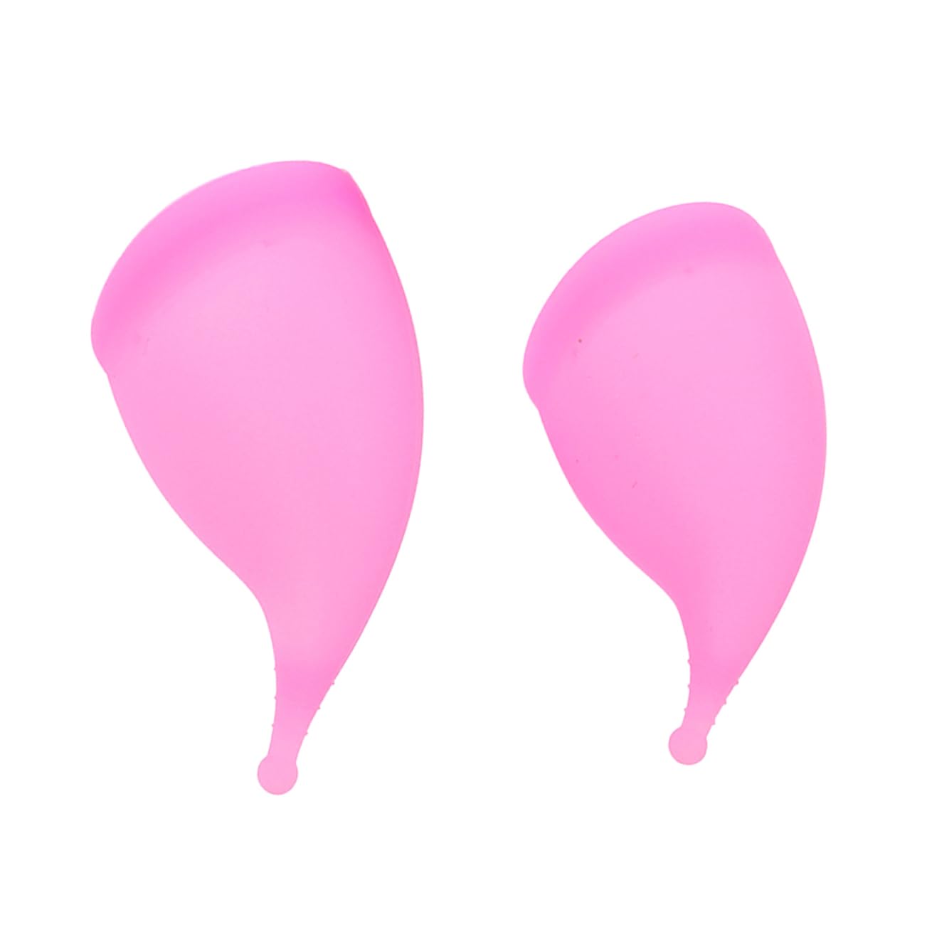 SEWOART 2 Pack Reusable Purple Menstrual Cups for Women - Soft Medical Grade Silicone Period Cup Set - Leak-Proof, Comfortable & Eco-Friendly (Perfect for Travel, Sports & Active Lifestyles)