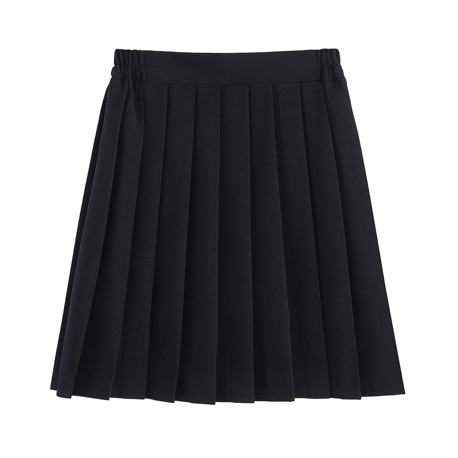 Women's Stretchy Flared Pleated Skirt - Fashion School Uniform Skirt & Tennis Skirt for Women - Perfect for School, Work, and Casual Outfits