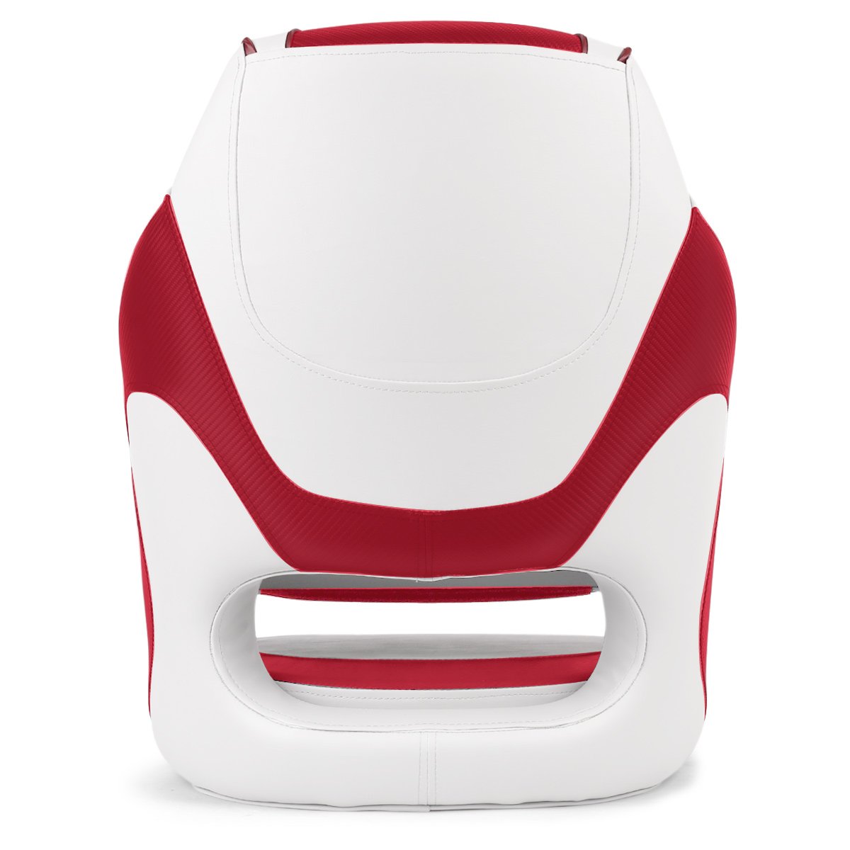 Premium Two-Tone Boat Seat - Flip-Up Captain's Bucket for Sports Boats & Fishing