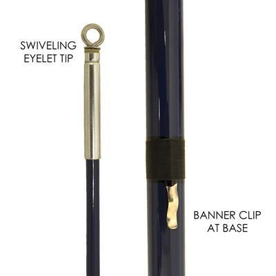 19 Foot Heavy Duty Telescoping Windsock Pole - Durable & Adjustable for Airports, Farms, and Outdoor Events
