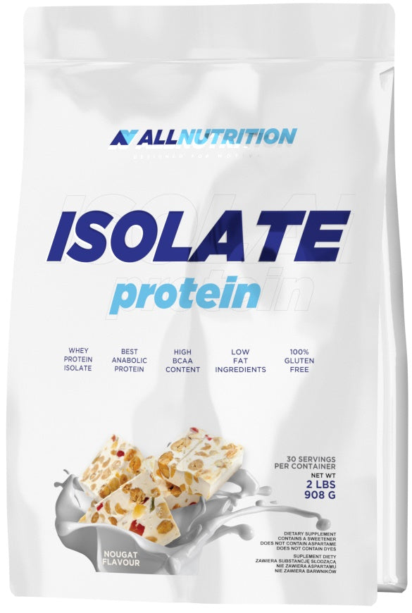 Allnutrition Whey Protein Isolate Powder - Blueberry Flavor, 908g | High Protein, Low Carb, Keto Friendly for Muscle Recovery & Post-Workout Nutrition