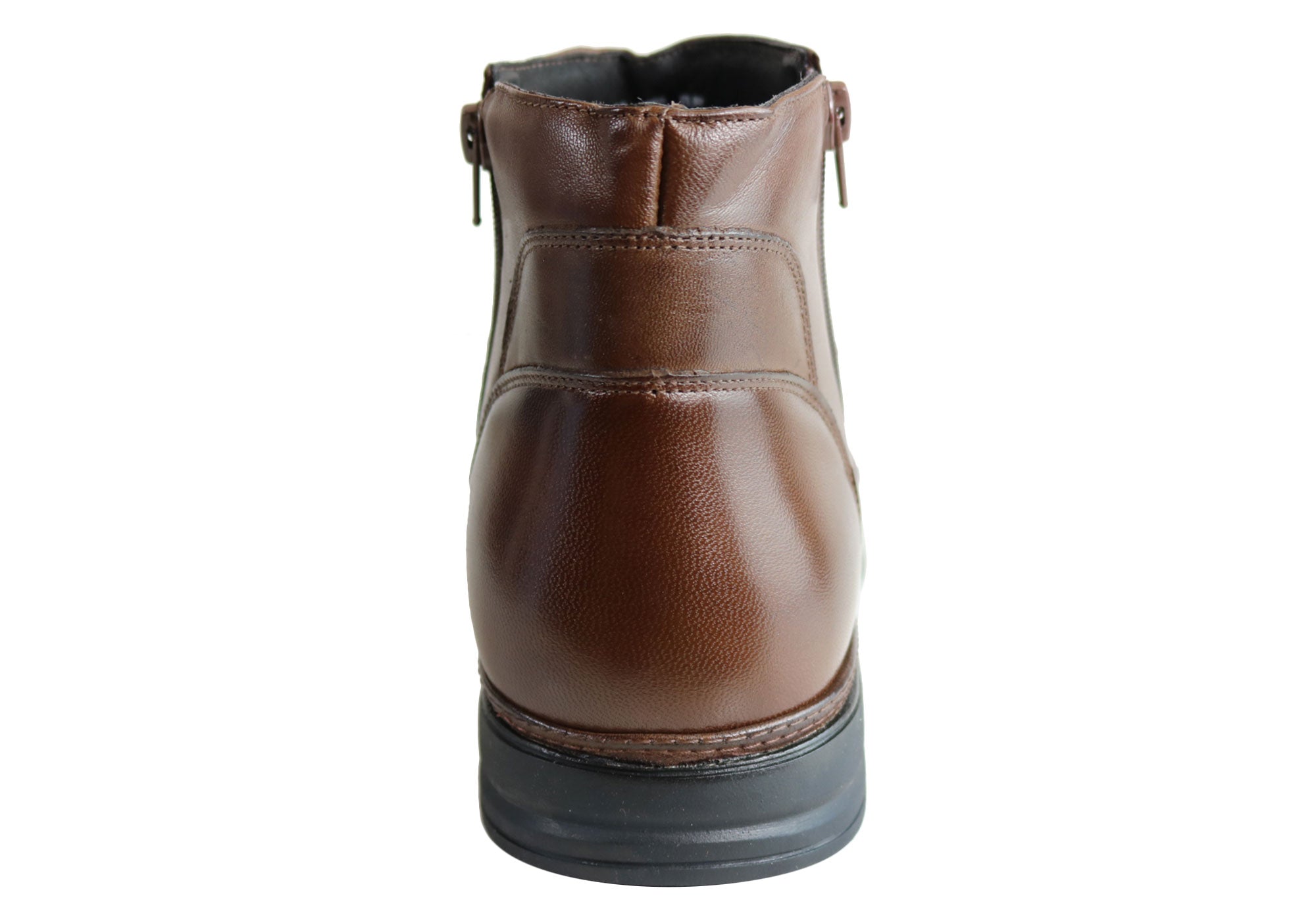 Savelli Aston Men's Comfortable Leather Dress Boots - Handcrafted in Brazil - Perfect for Business, Office & Formal Occasions