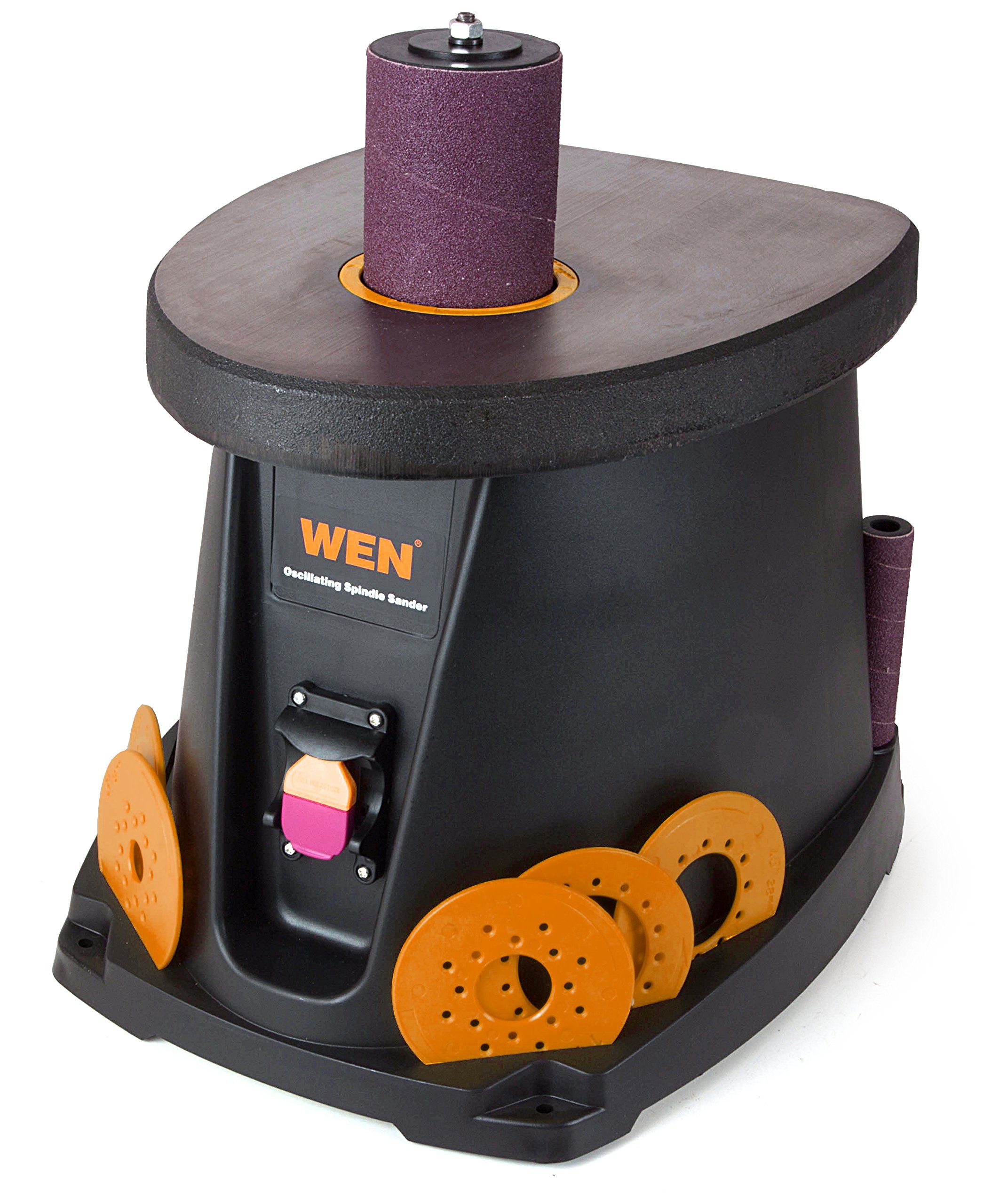 WEN Oscillating Spindle Sander & 9-Inch Band Saw Combo Kit | Woodworking Power Tools for Sanding & Cutting | Perfect for DIY Projects, Furniture Making & Craft Workshops