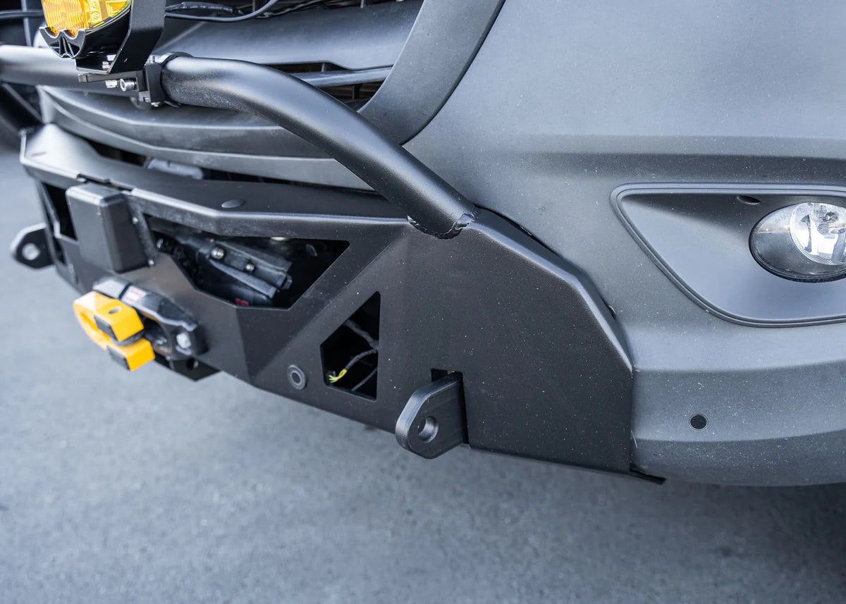ROAMBUILT Low Profile Front Bumper for 2019-2024 Mercedes Sprinter Van | Heavy Duty Protection & Off-Road Style | Perfect for Van Conversions & Adventure Vehicles